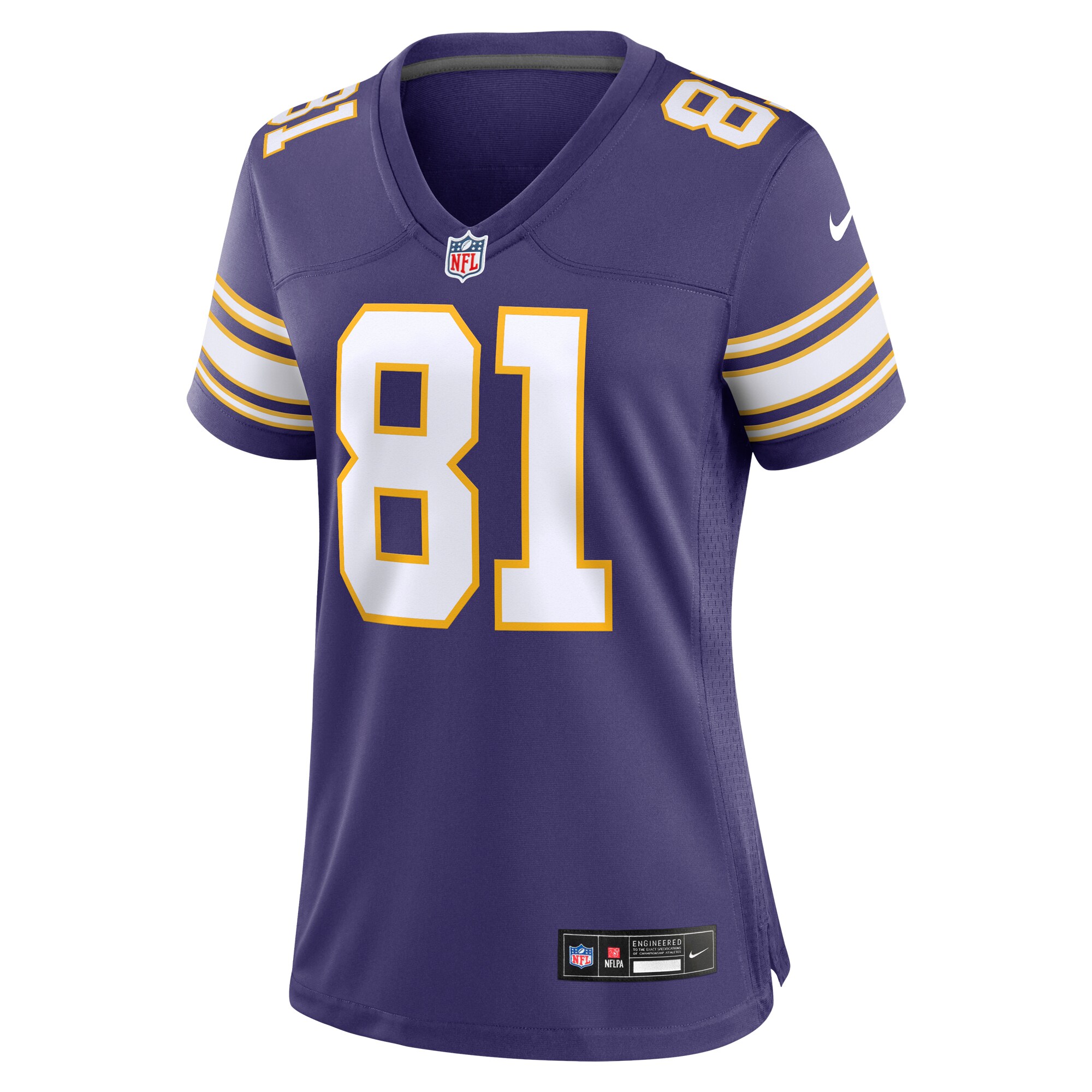 Carl Eller Minnesota Vikings Women's Classic Retired Player Jersey - Purple