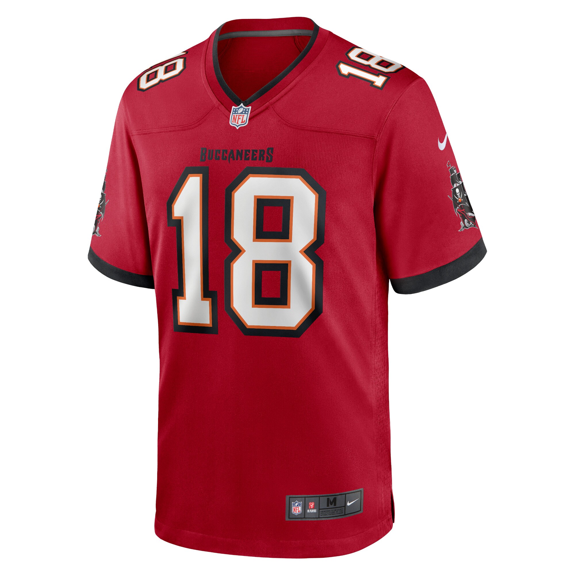 Tyler Johnson Tampa Bay BuccaneersHome Game Player Jersey - Red