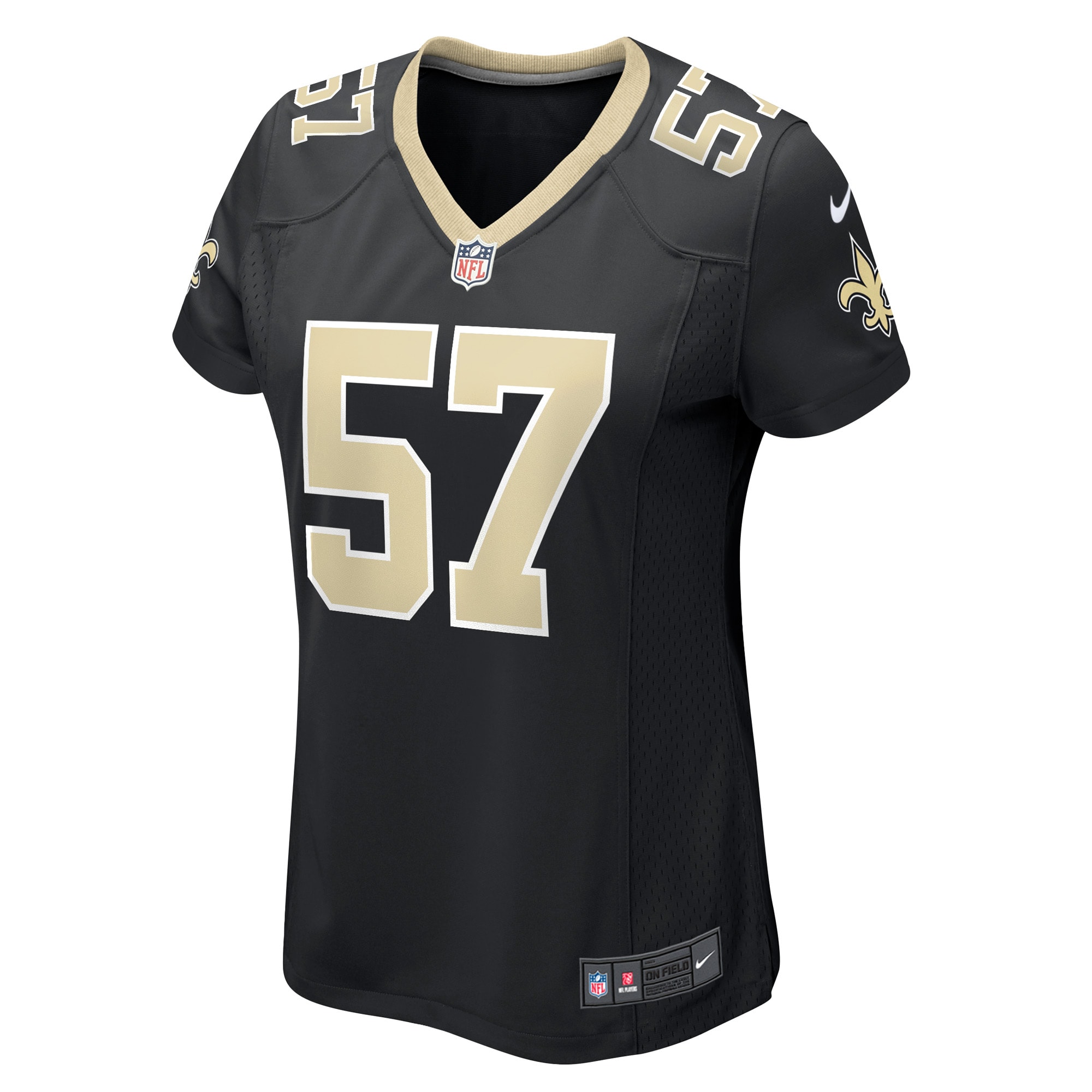 Christian Ringo New Orleans Saints Women's Game Player Jersey - Black