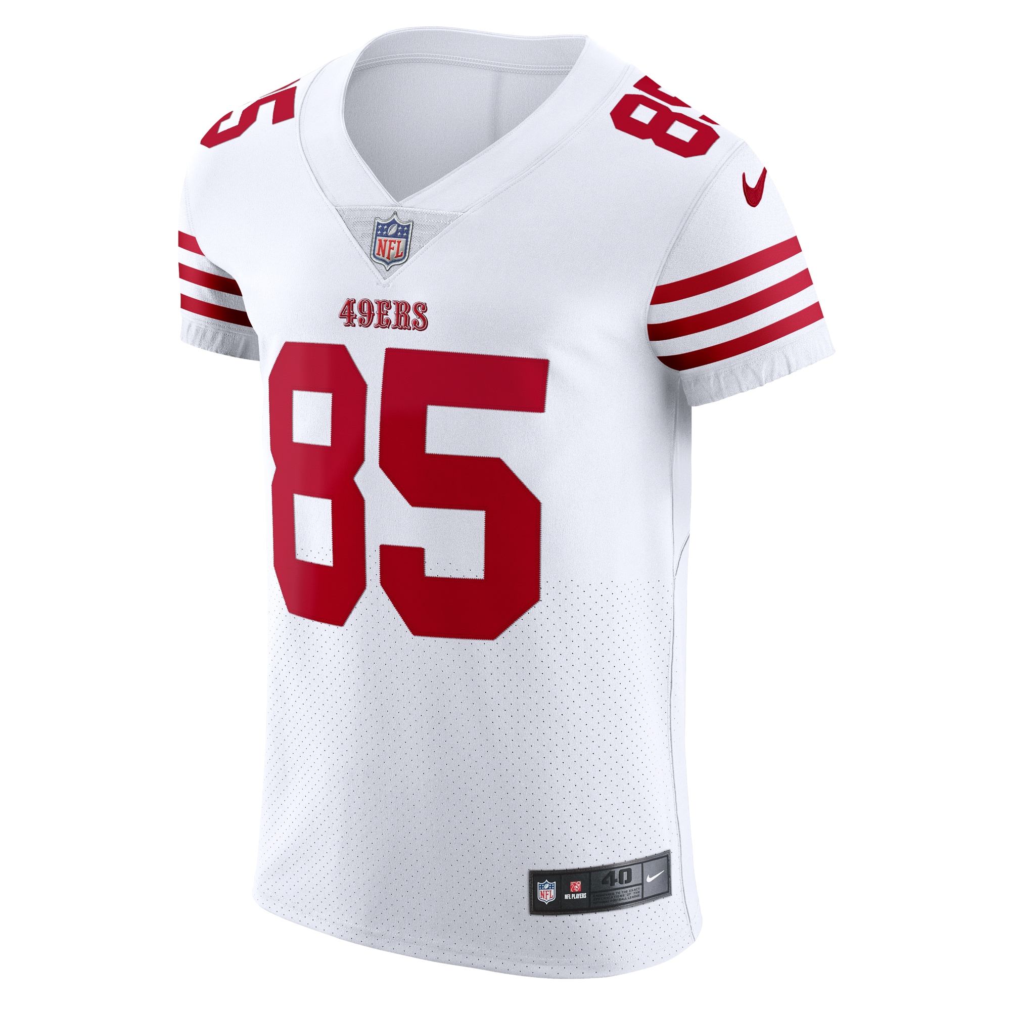 George Kittle San Francisco 49ersVapor Elite Jersey - White
