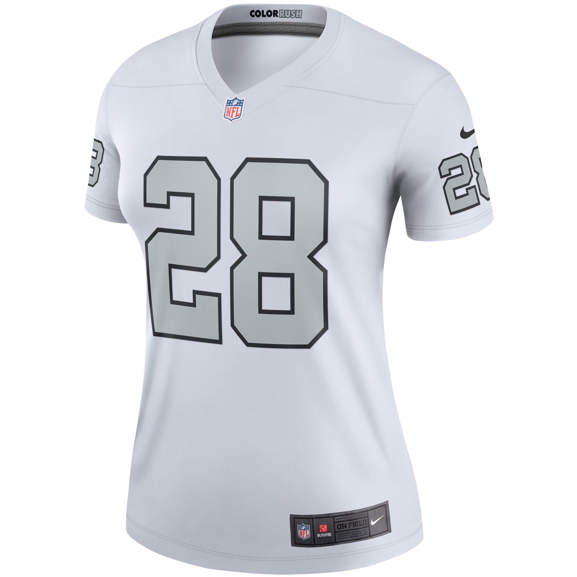Josh Jacobs Las Vegas Raiders Women's Color Rush Legend Player Jersey - White