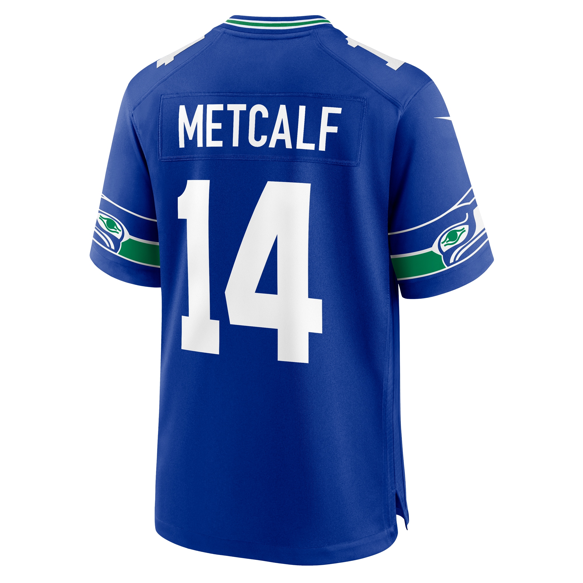 DK Metcalf Seattle SeahawksThrowback Player Game Jersey - Royal