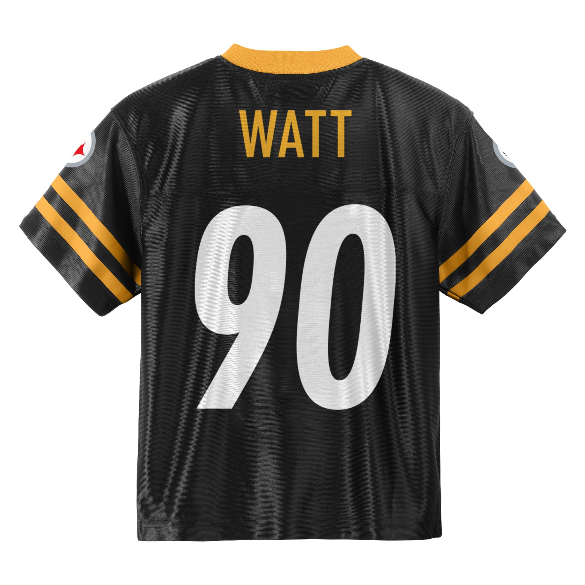 Toddler T.J. Watt Black Pittsburgh Steelers Team Player Jersey