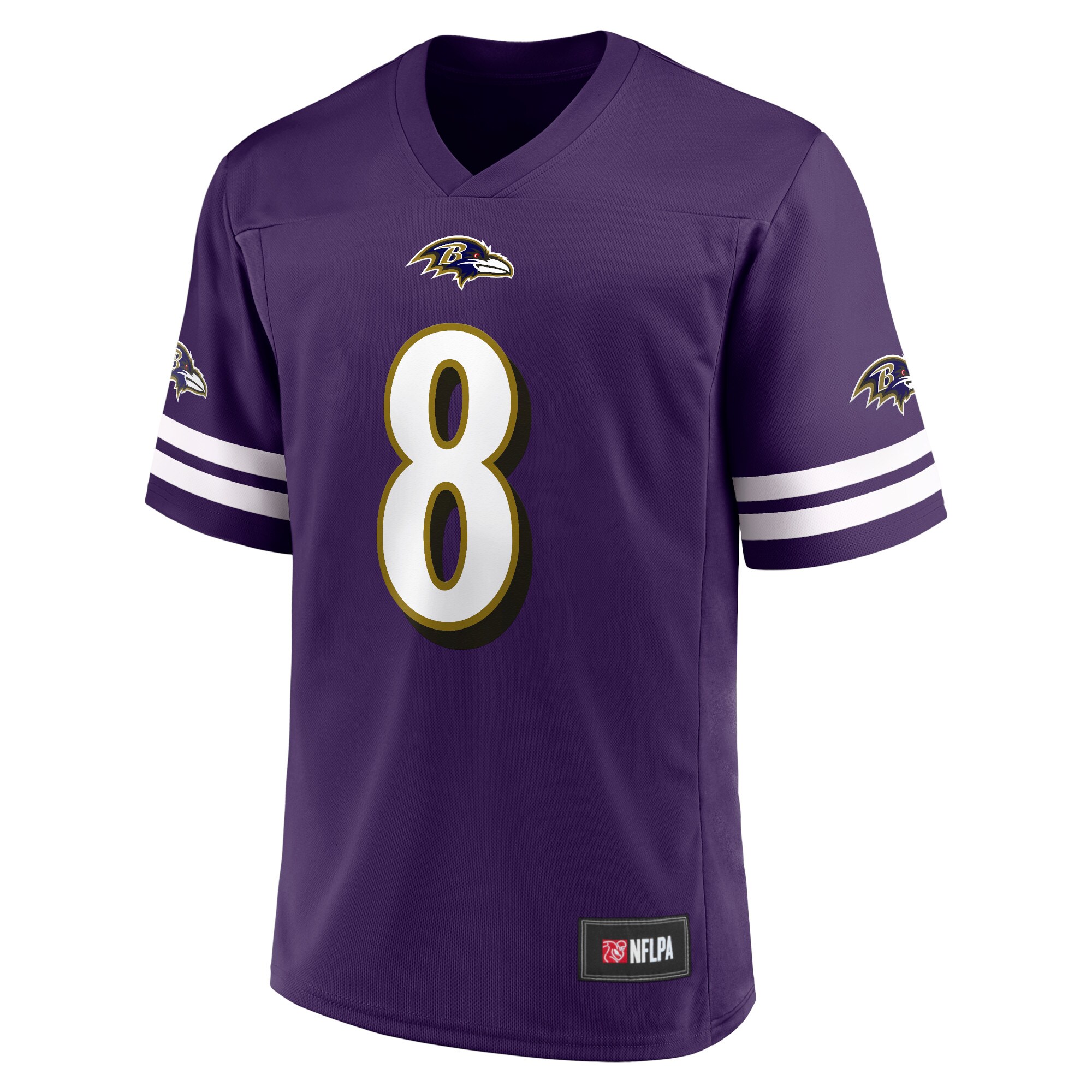 Men's Lamar Jackson Purple Baltimore Ravens Replica Player Jersey