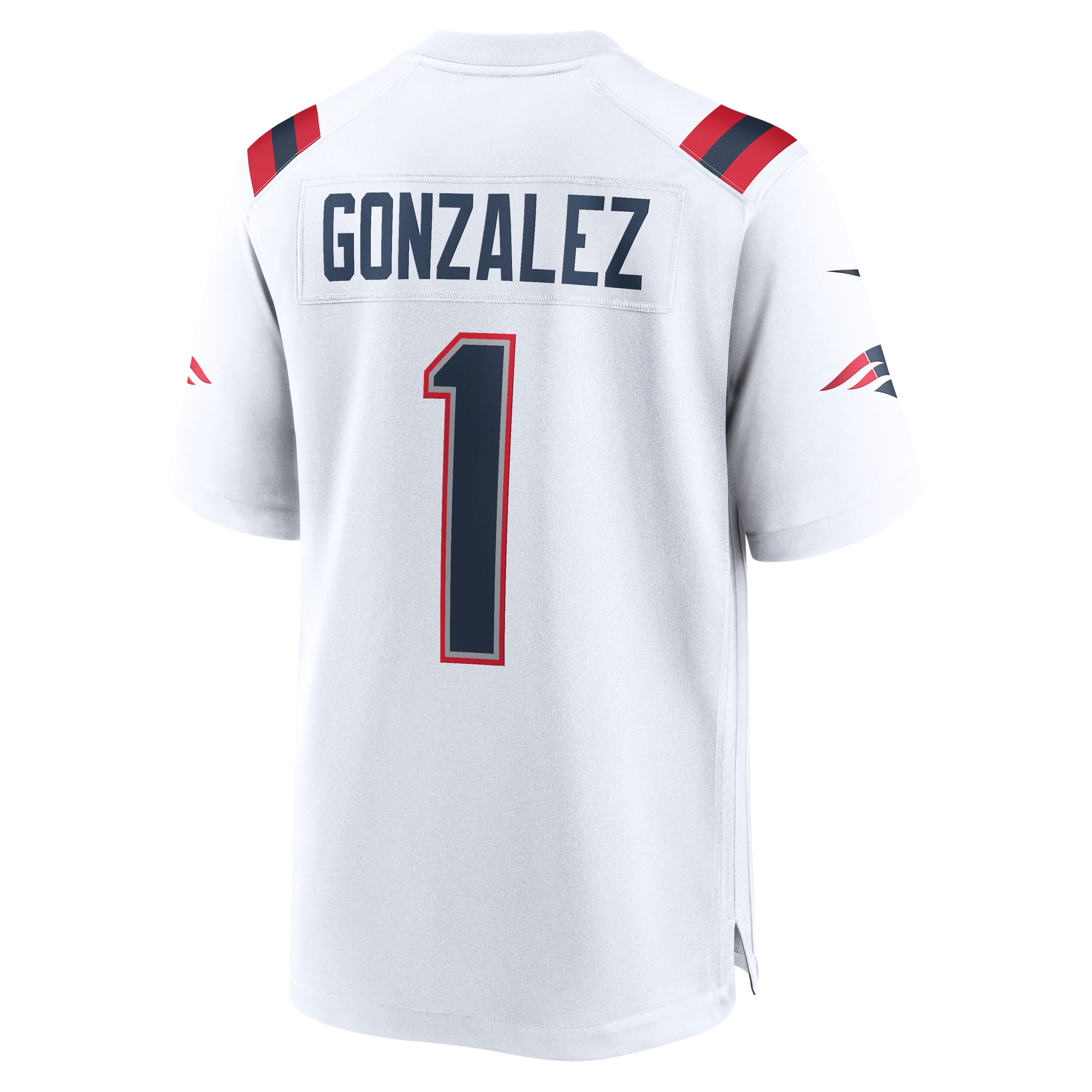 Christian Gonzalez New England Patriots2023 NFL Draft First Round Pick Game Jersey - White