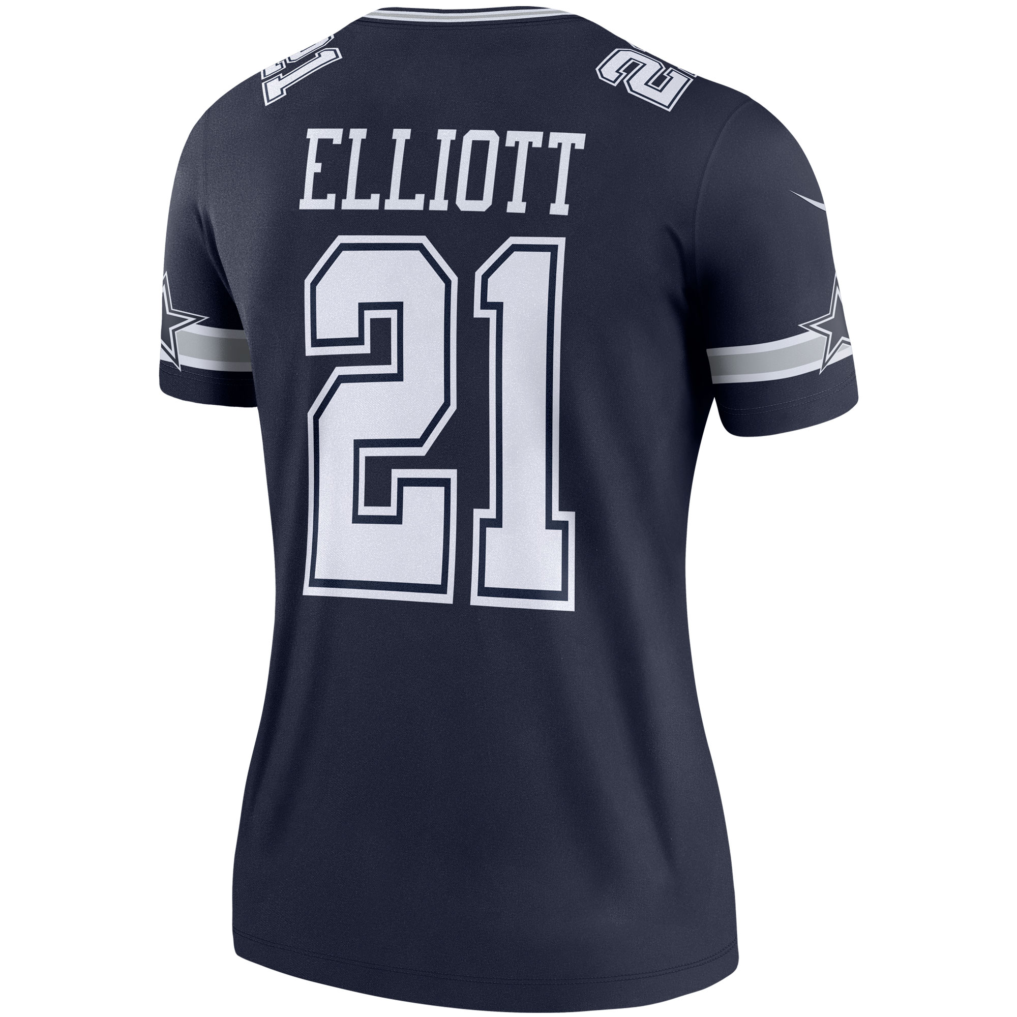 Ezekiel Elliott Dallas Cowboys Women's Legend Player Jersey - Navy