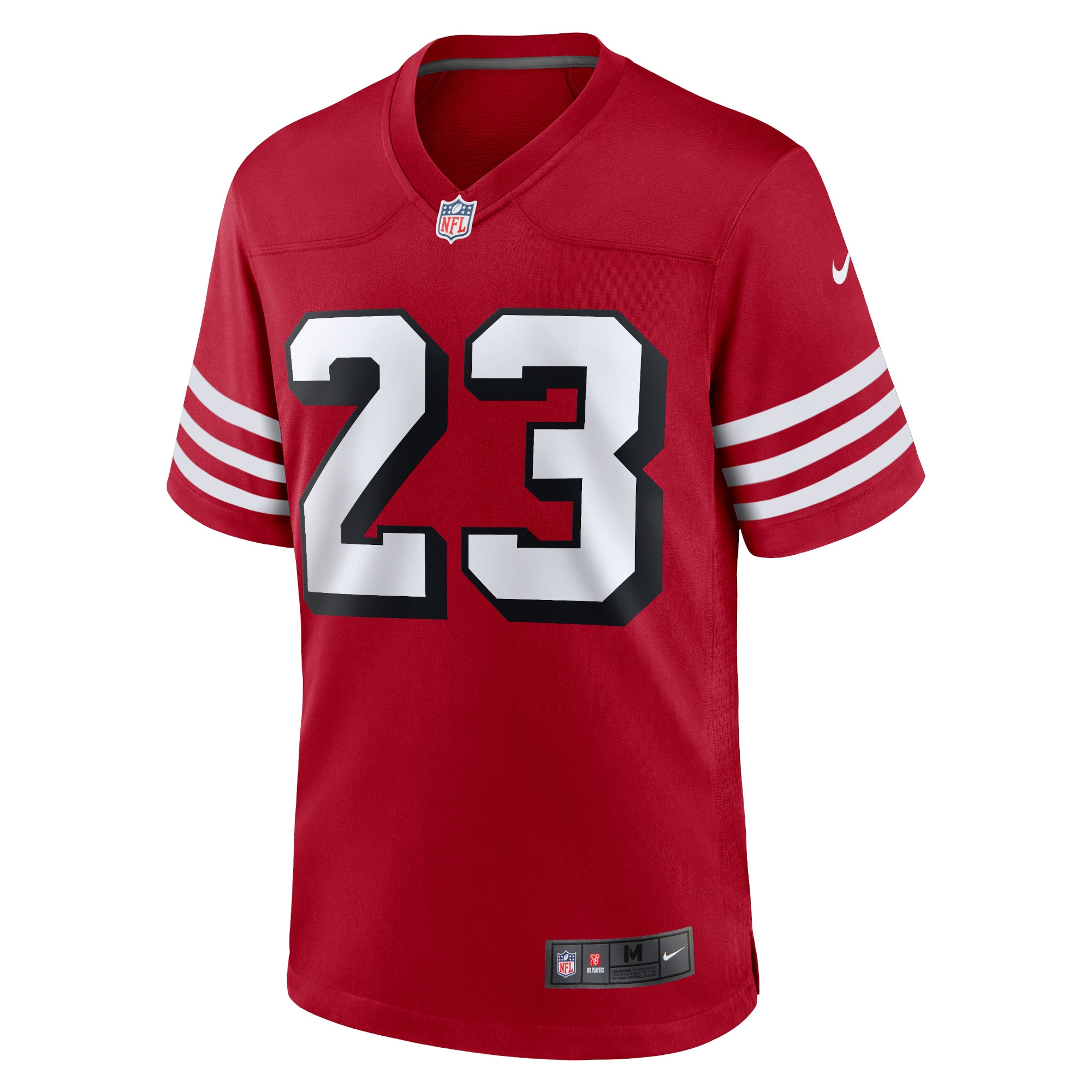 Christian McCaffrey San Francisco 49ersAlternate Game Player Jersey - Scarlet
