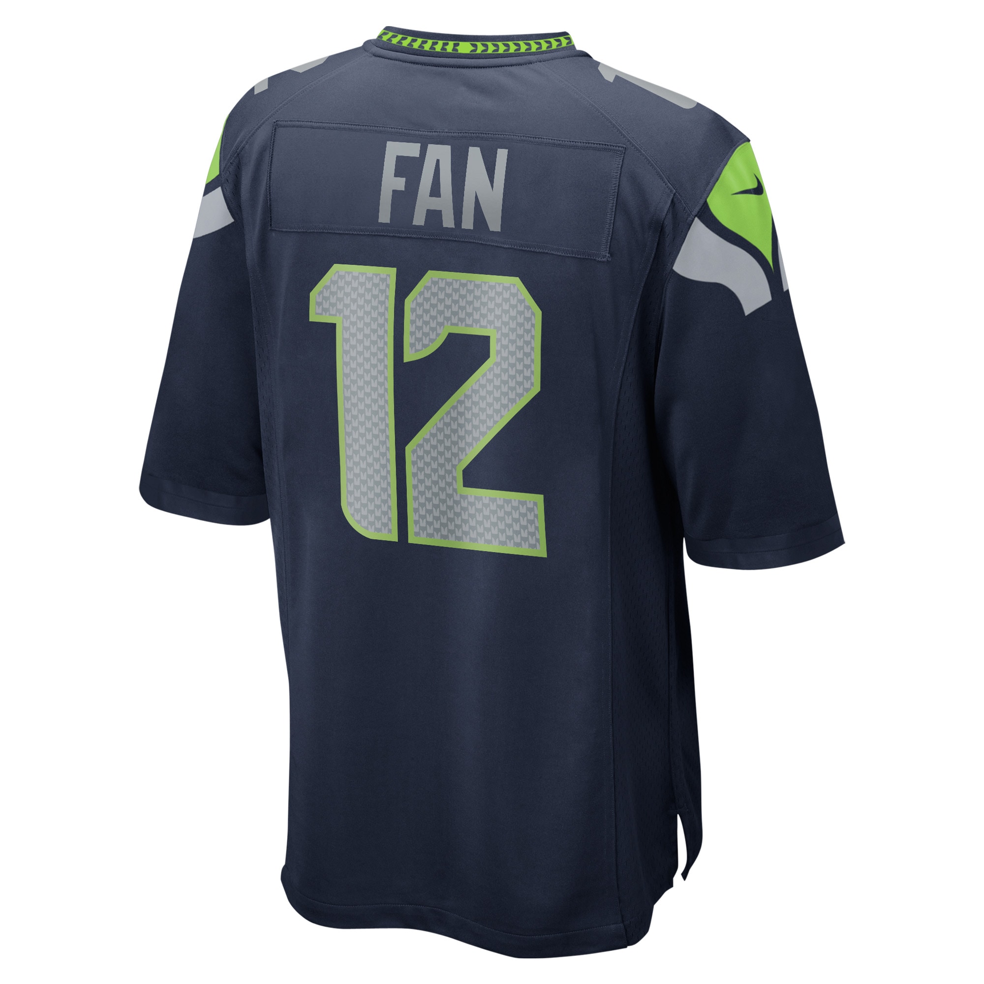 12s Seattle SeahawksGame Jersey - College Navy