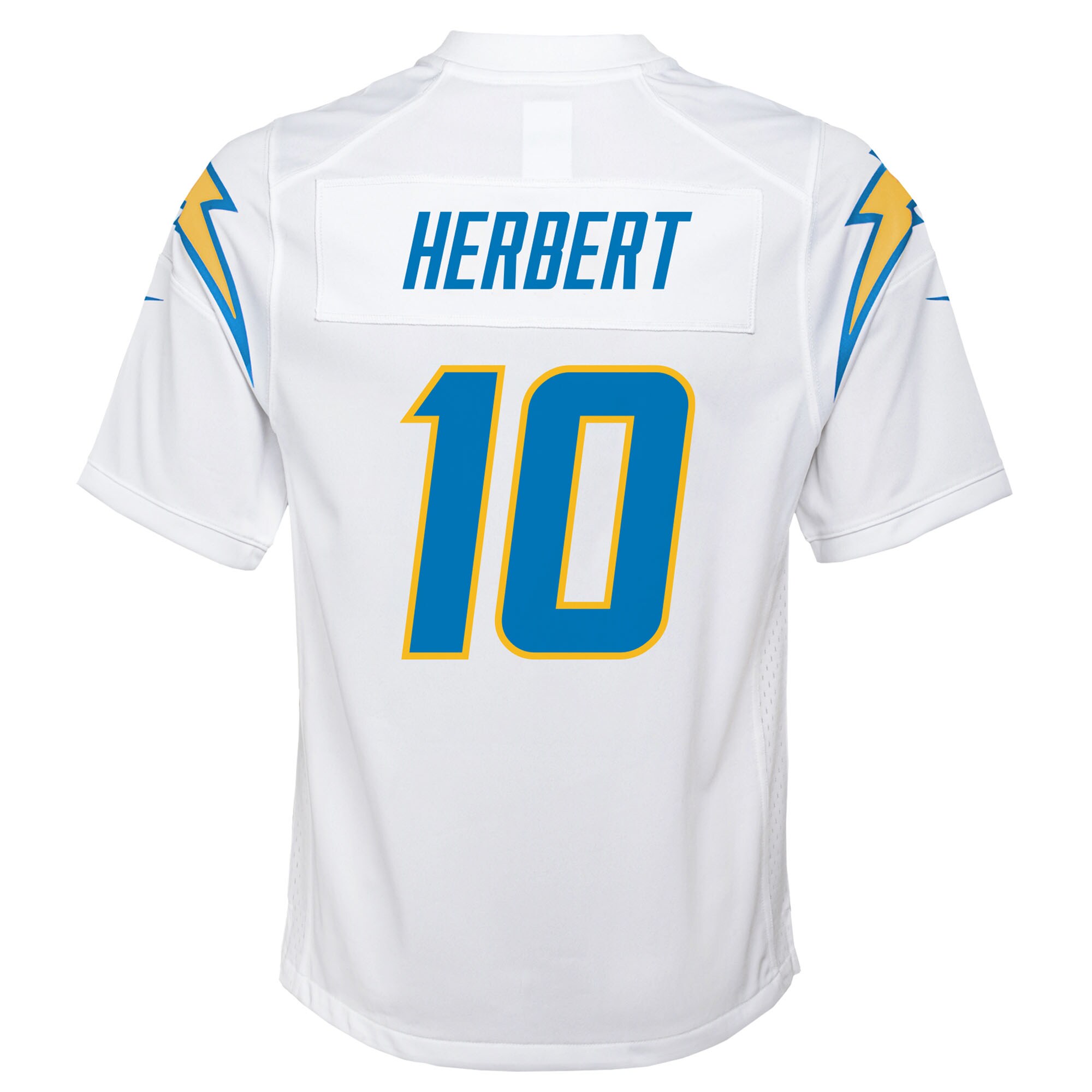 Justin Herbert Los Angeles ChargersYouth Team Game Jersey - White