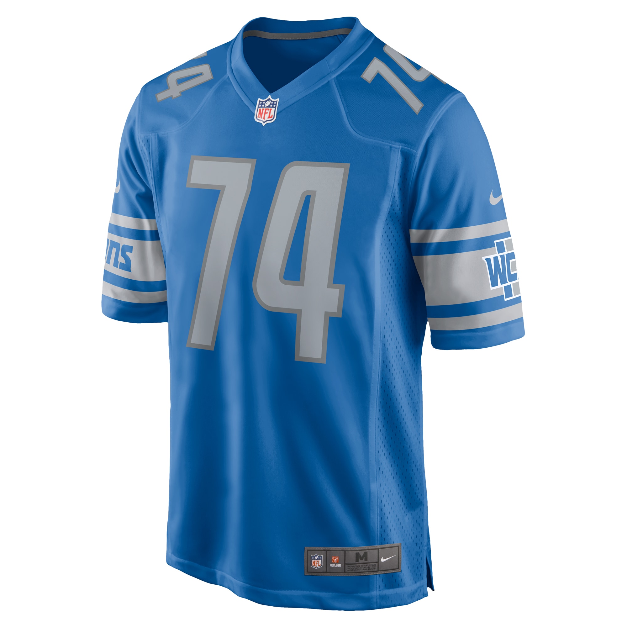 Kayode Awosika Detroit LionsHome Game Player Jersey - Blue