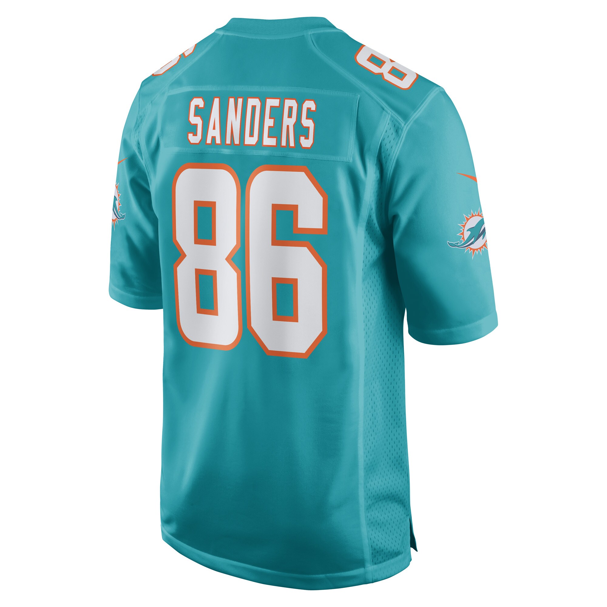 Braylon Sanders Miami DolphinsGame Player Jersey - Aqua