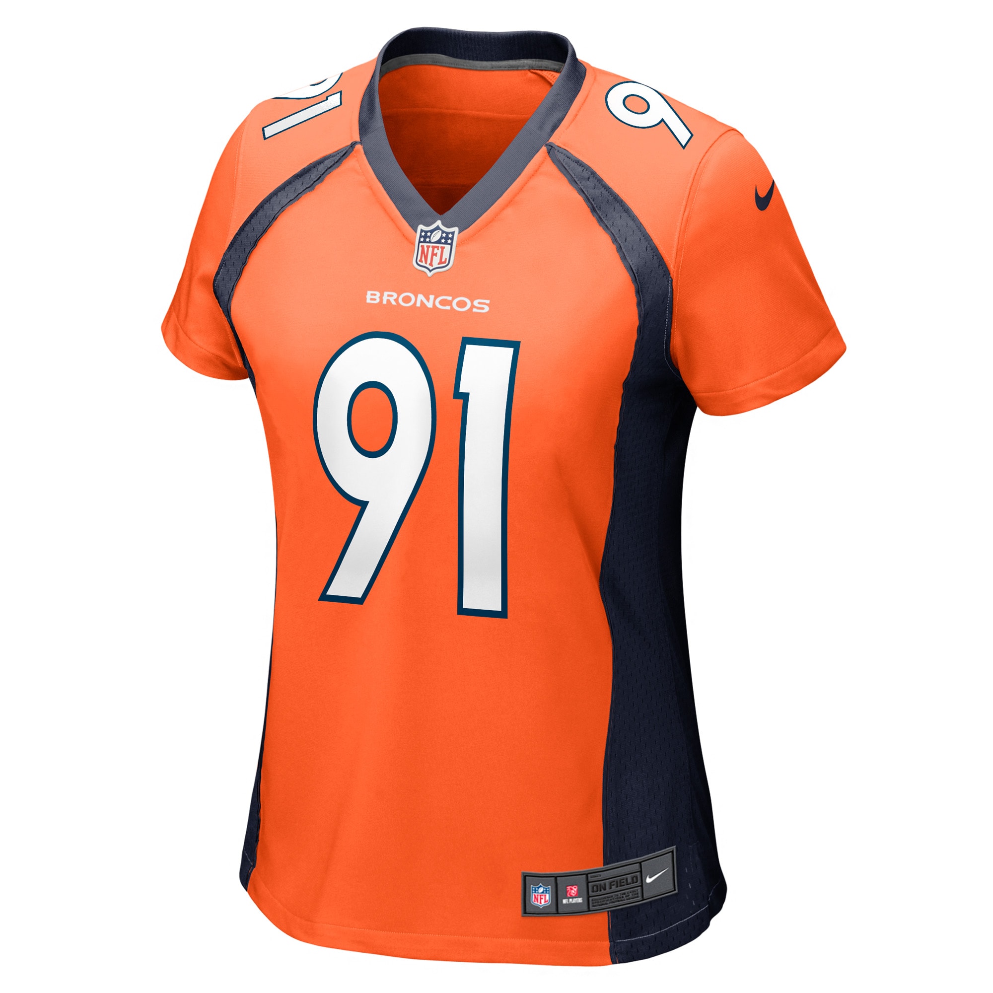 Matt Henningsen Denver Broncos Women's Game Player Jersey - Orange