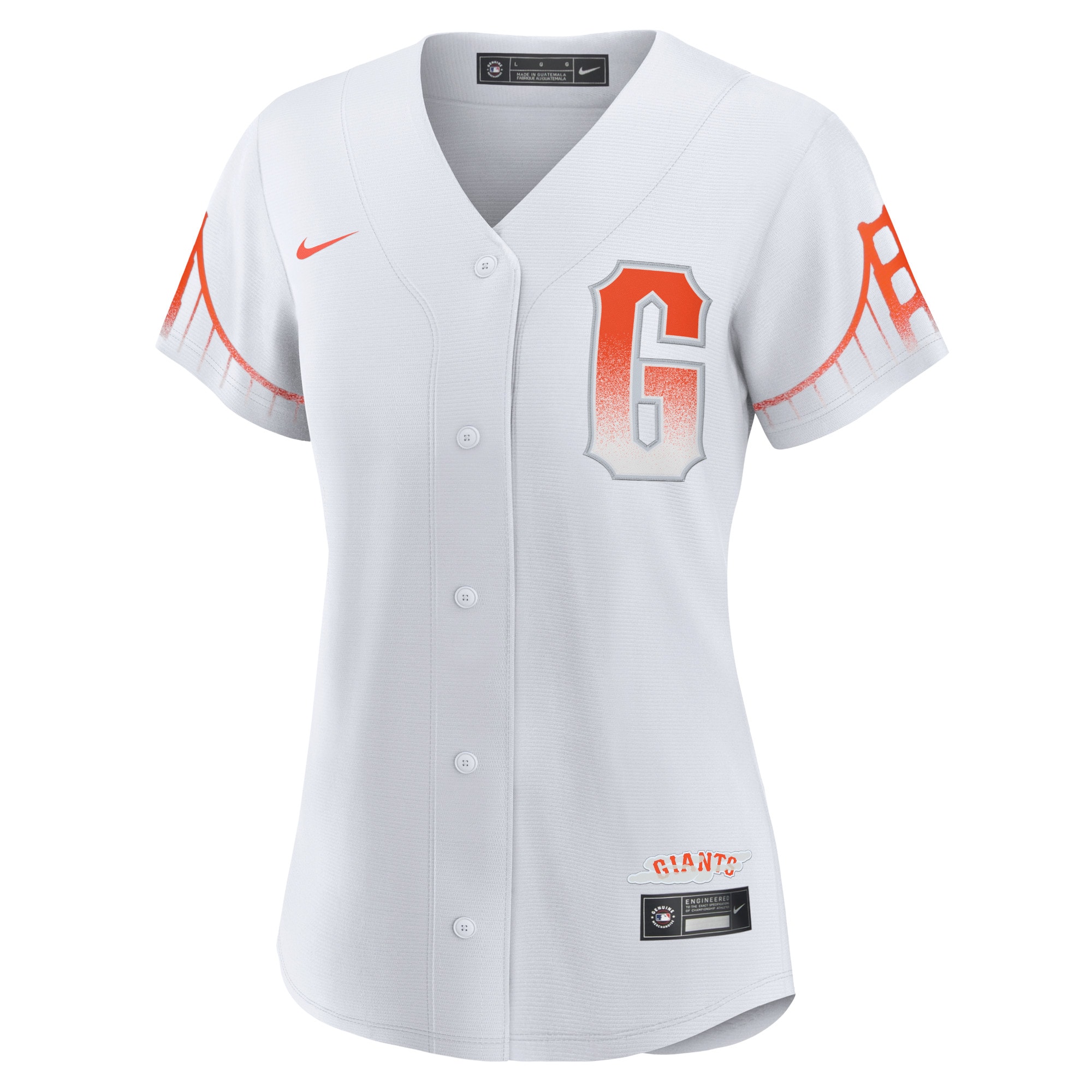 San Francisco Giants Women's City Connect Replica Jersey - White