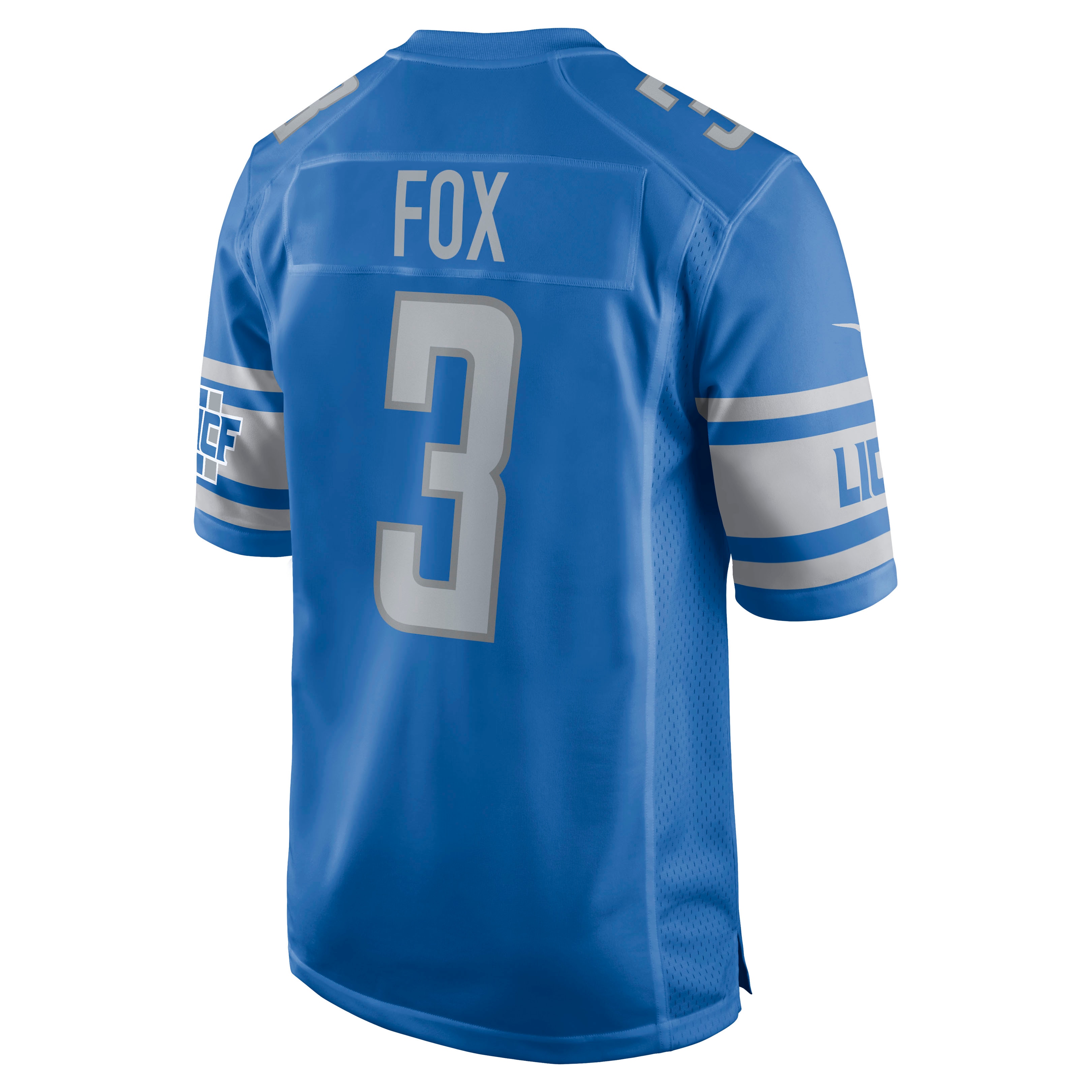 Jack Fox Detroit LionsGame Jersey - Blue