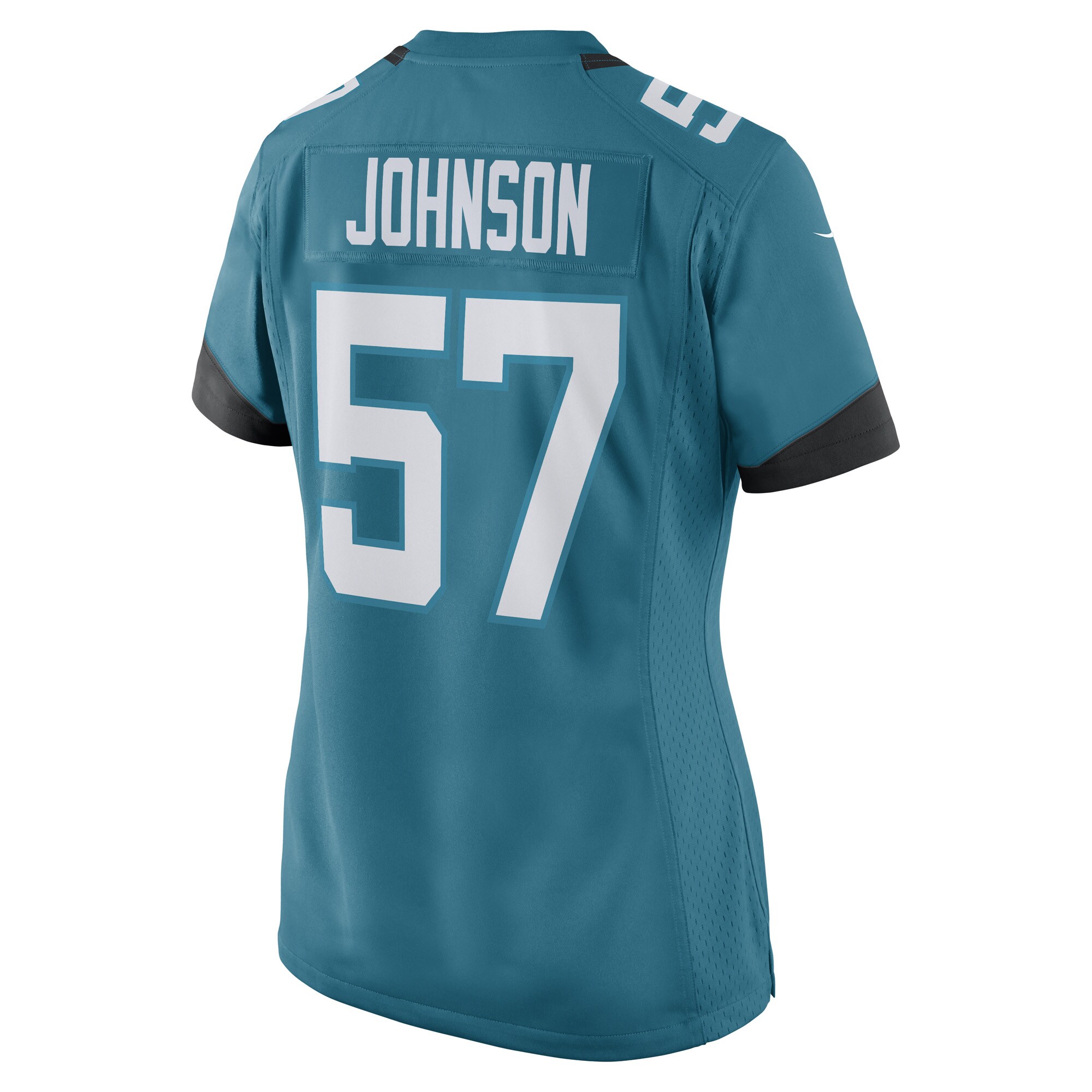Caleb Johnson Jacksonville Jaguars Women's Game Player Jersey - Teal