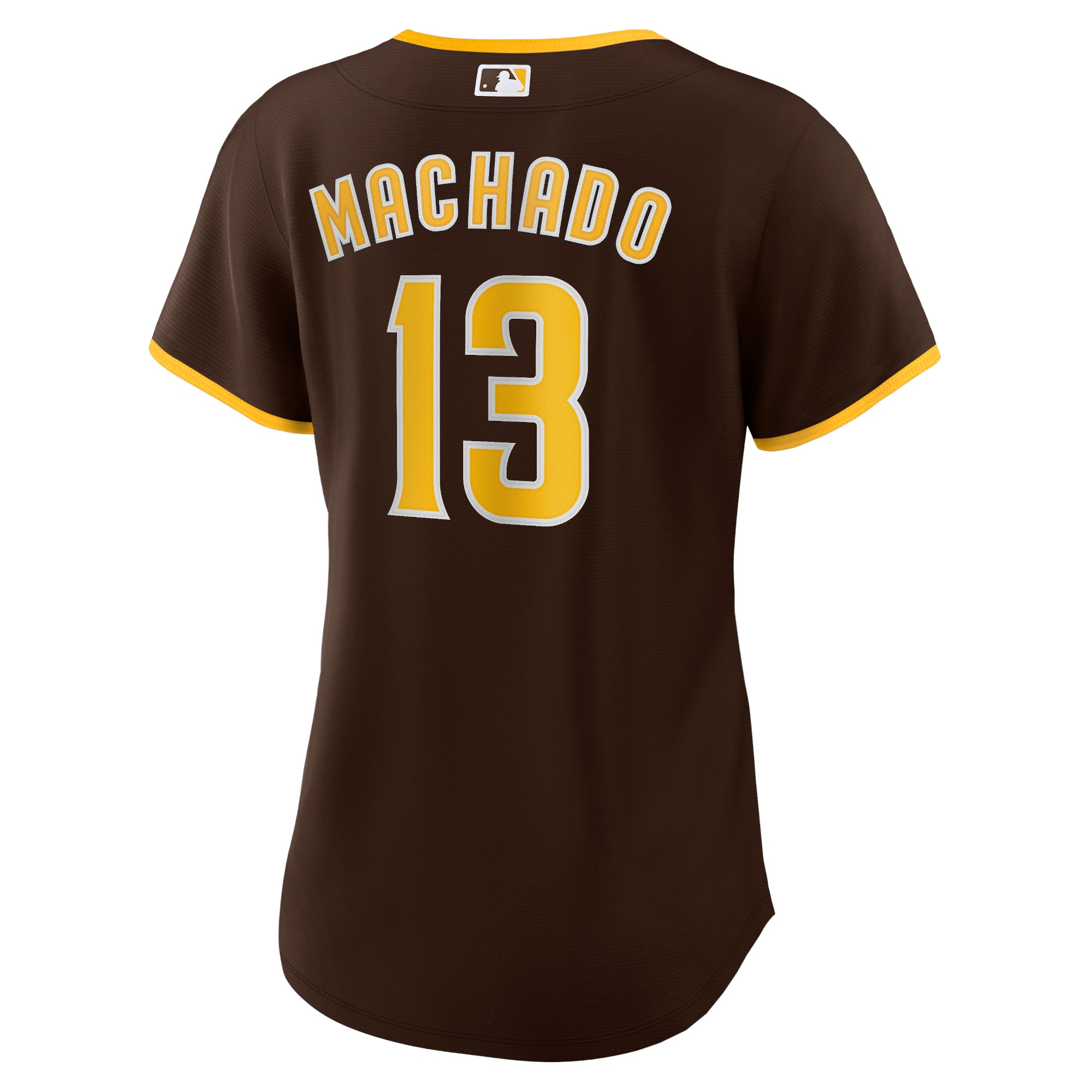 Manny Machado San Diego Padres Women's Road Replica Player Jersey - Brown