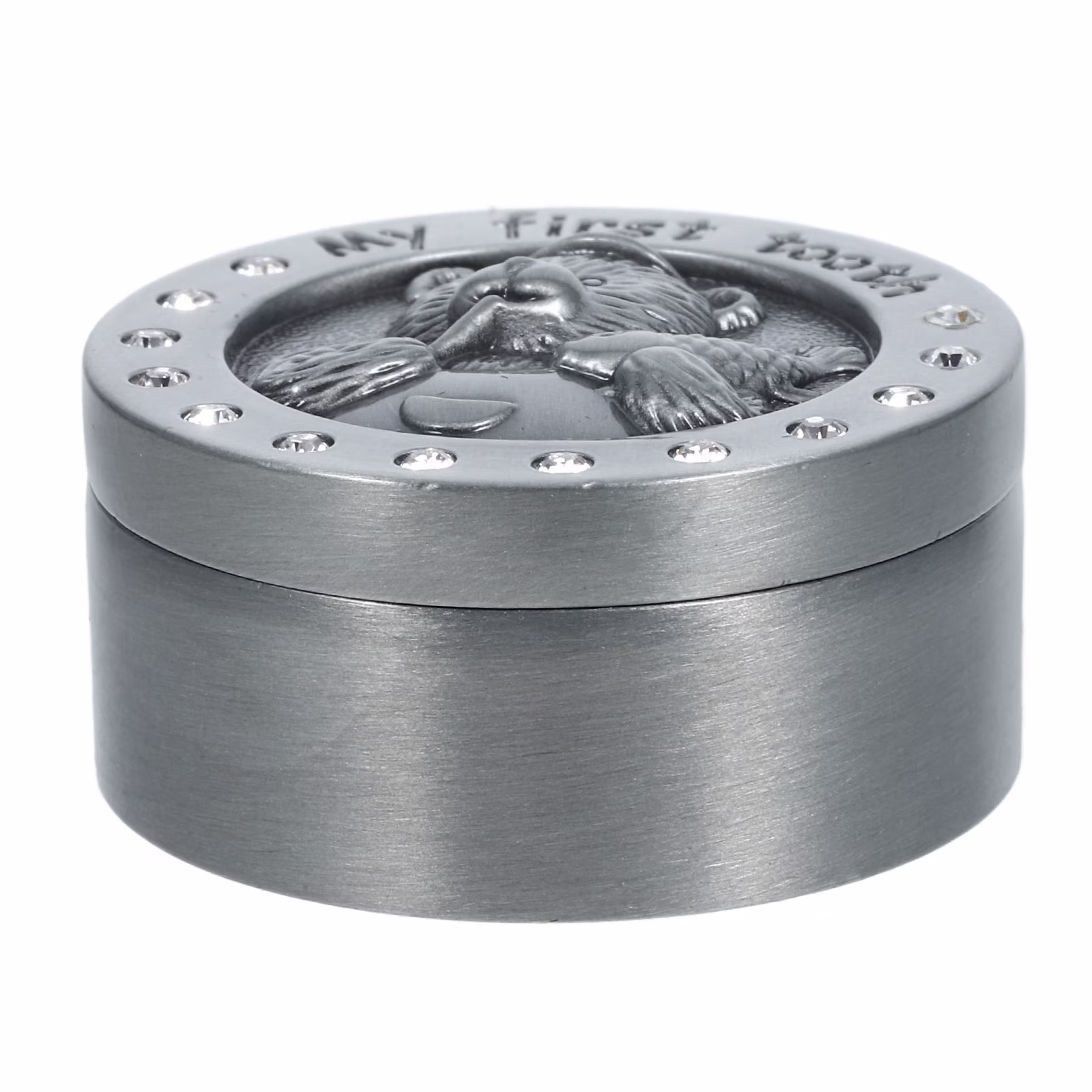 Display Baby Teeth Storage Box Baby Teeth 4.20X4.20X2.00CM Dark Grey