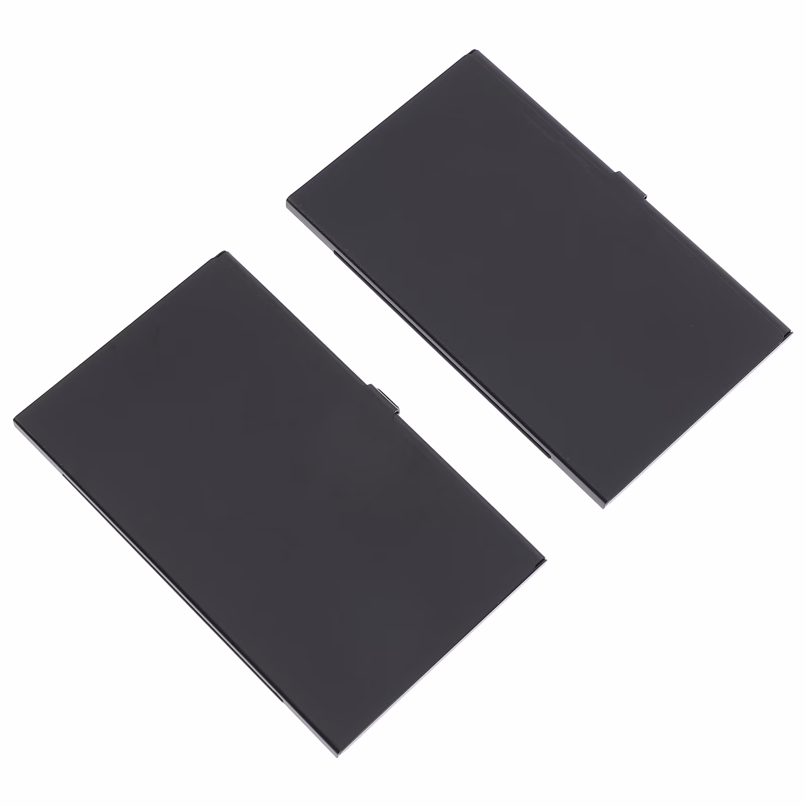 2pcs Storage Box Storage Case for Memory Anti-shock Holder (Black)