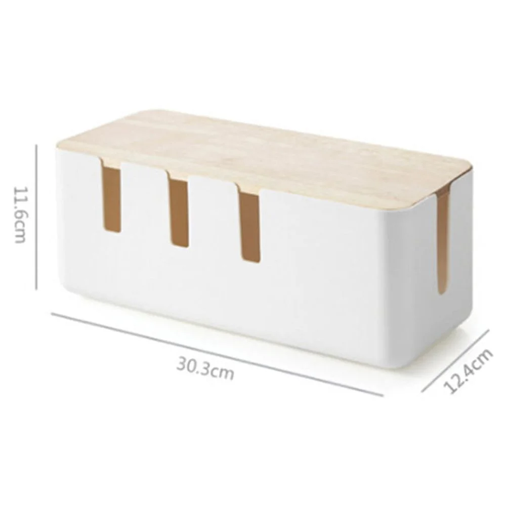 Power Cord Storage Box Cable Travel Organizer Case Organiser The Wire