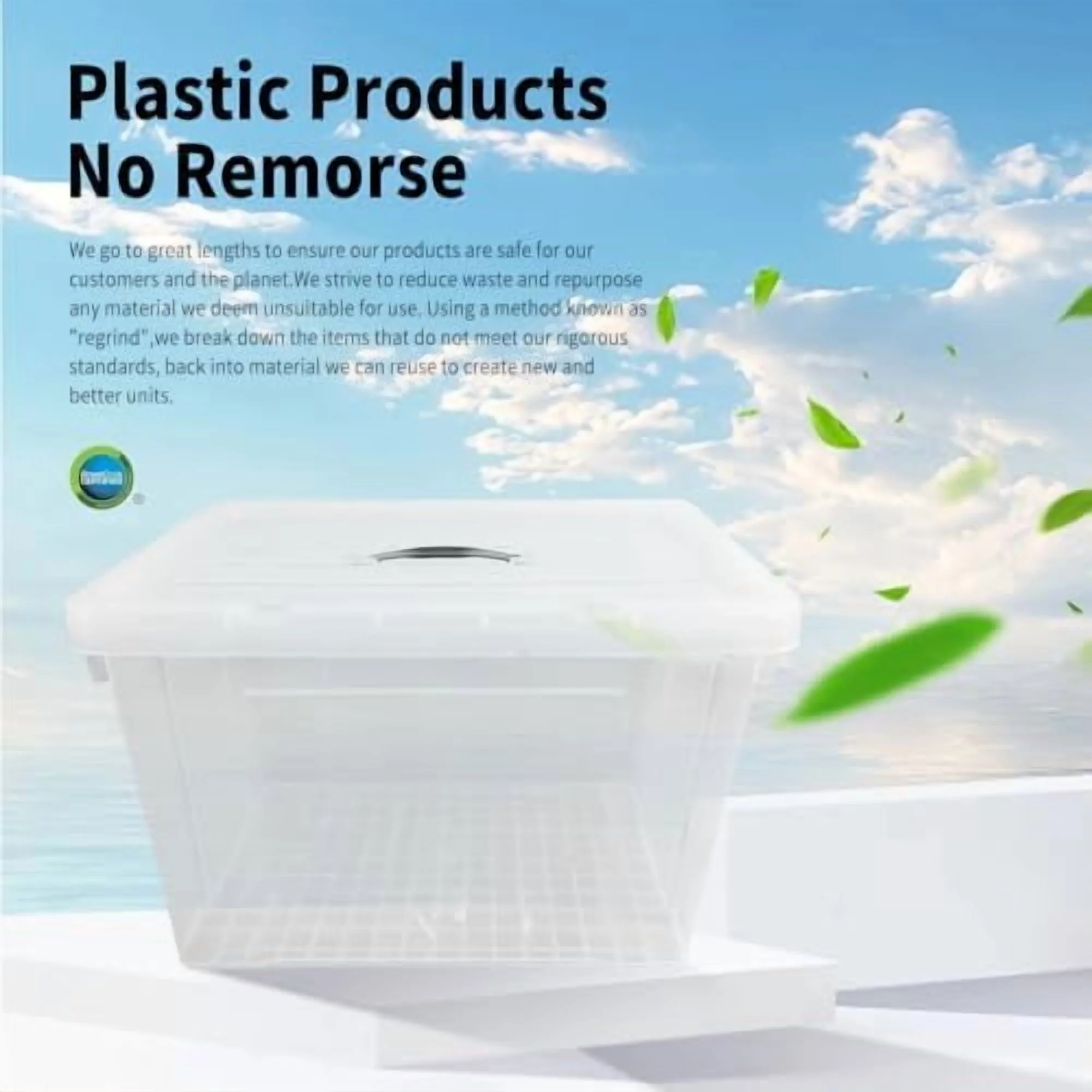 100 Quart (4-Pack) Clear Storage Bins with Lids - Heavy Duty Stackable Plastic Organizing Containers, BPA-Free Secure Latches & Pull Handles for Home, Office, Closet, Bathroom