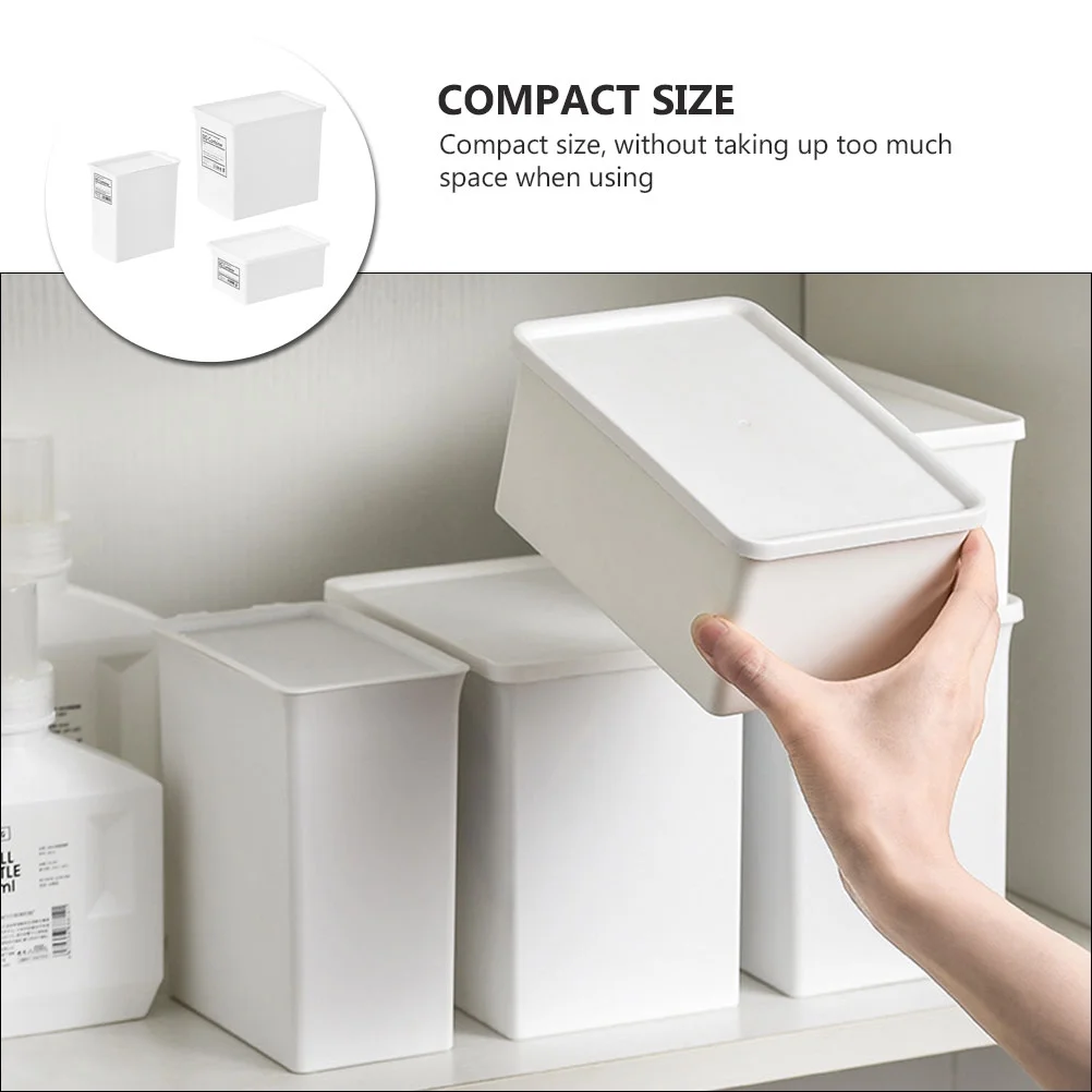 6 pcs  Convenient Storage Container Home Laundry Product Storage Container