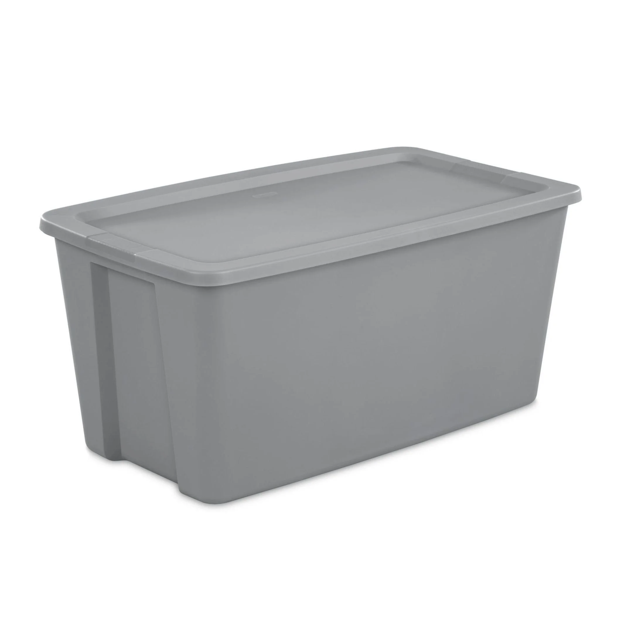 50 Gallon Tote 2 Pack, Extra Large Storage Bins with Lids - Heavy Duty Plastic Storage Container, Gray - 40x22x18 Inch Utility Totes for Home, Garage, Outdoor