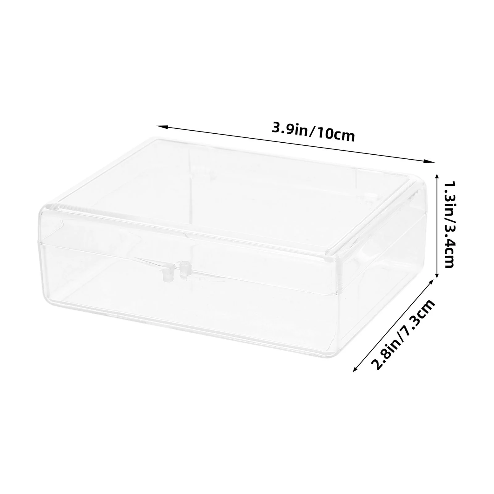 Rectangle Storage Box Empty Display Case Multifunctional Storage Holder Transparent Specimen Storage Holder Indoor Display Box