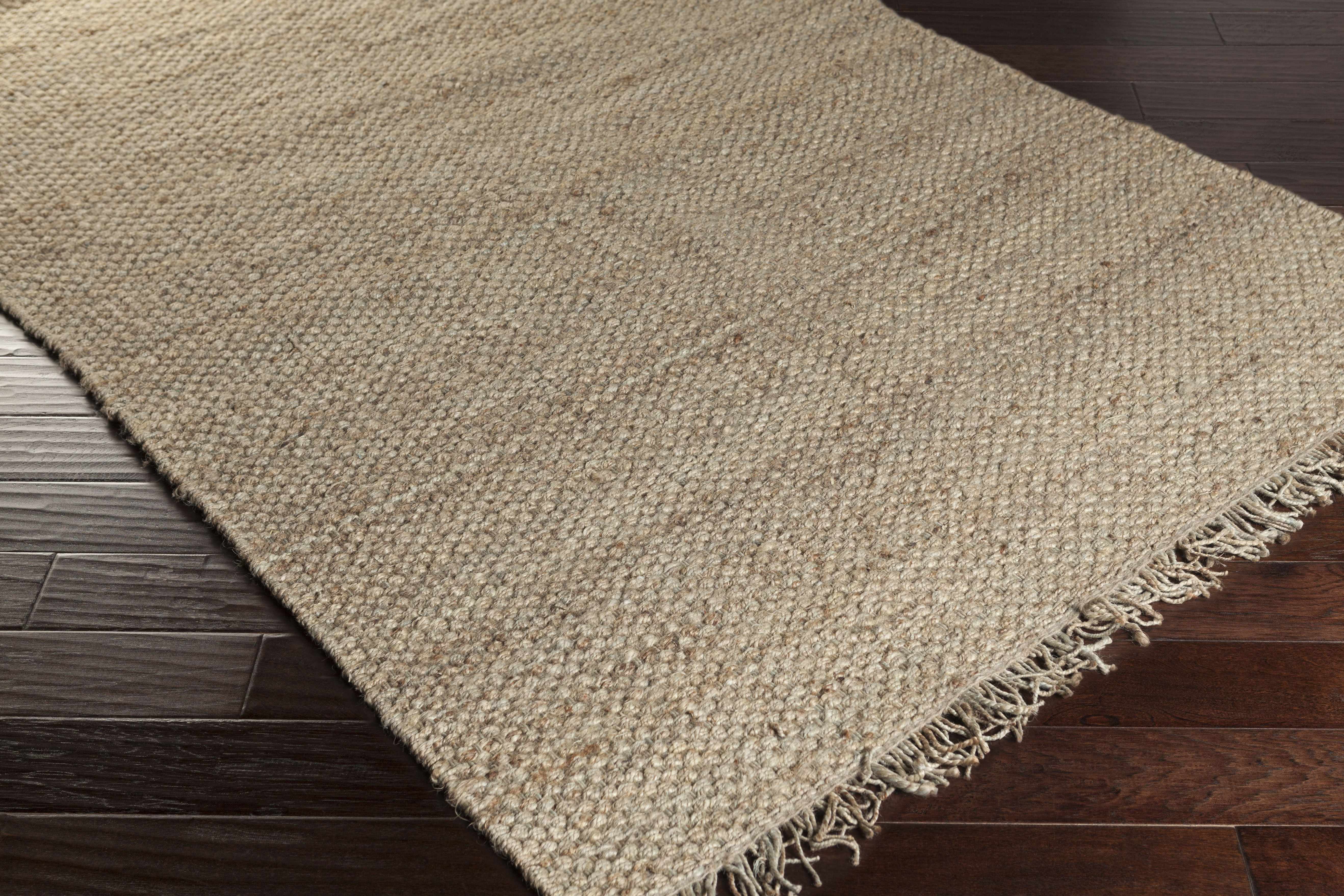 Hauteloom Hovland Jute Living Room, Bedroom Area Rug - Natural Fiber - Beige - 2' x 3'