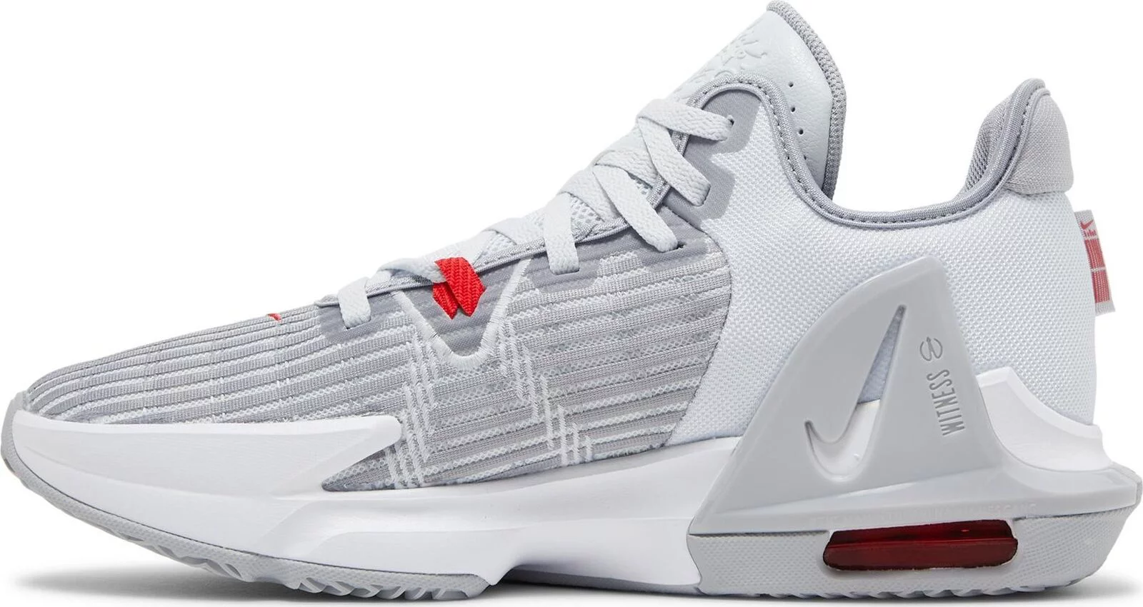 Nike LeBron Witness 6 CZ4052-003 Men's Pure Platinum/Gray Basketball Shoes NX18 (10)