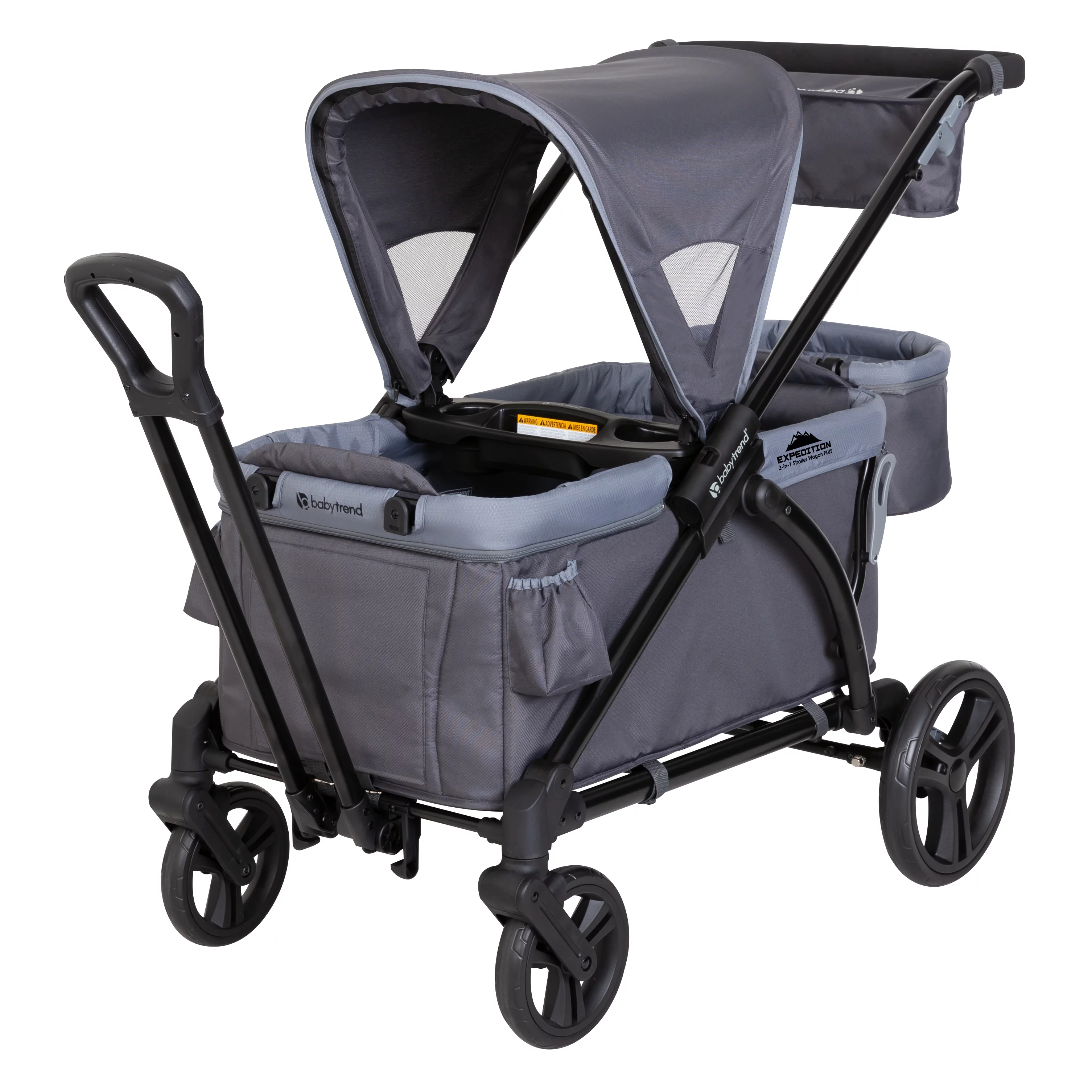 Baby Trend Expedition Wagon Stroller, Solid Print Gray