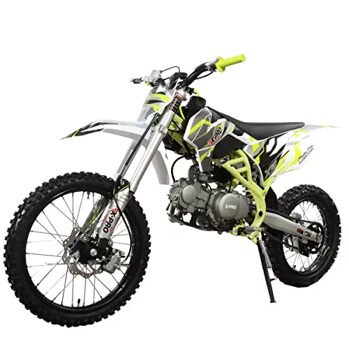 X-Pro Brand New 125cc Gas Pit Dirt Bike with 4 Manual Transmission, Kick Start, Big 19
