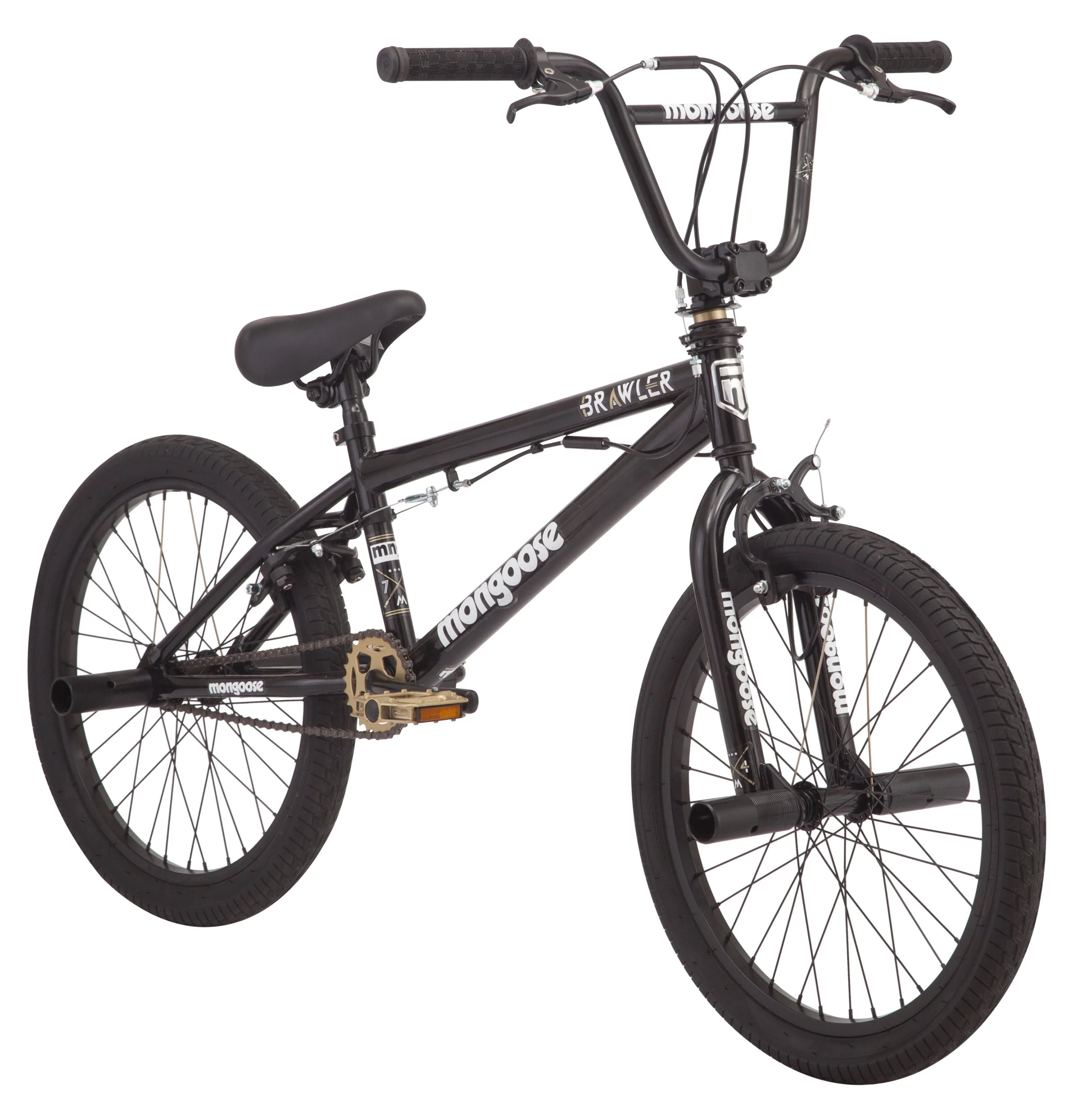 Mongoose BRAWLER Boys' Freestyle BMX Bike, 20