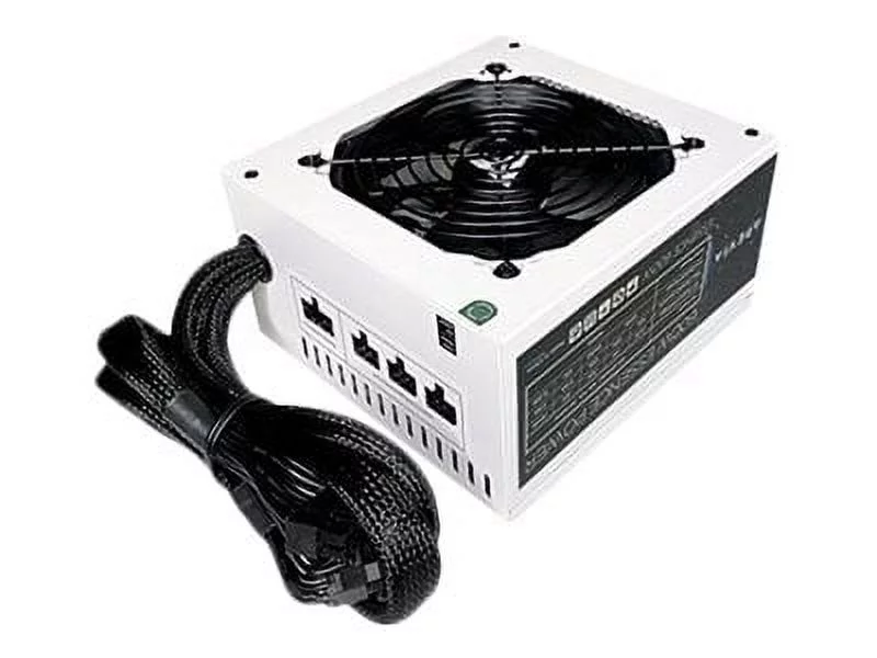 Apevia Essence ATX-ES600WH - Power supply (internal) - ATX12V 2.3/ EPS12V - AC 115/230 V - 600 Watt - white