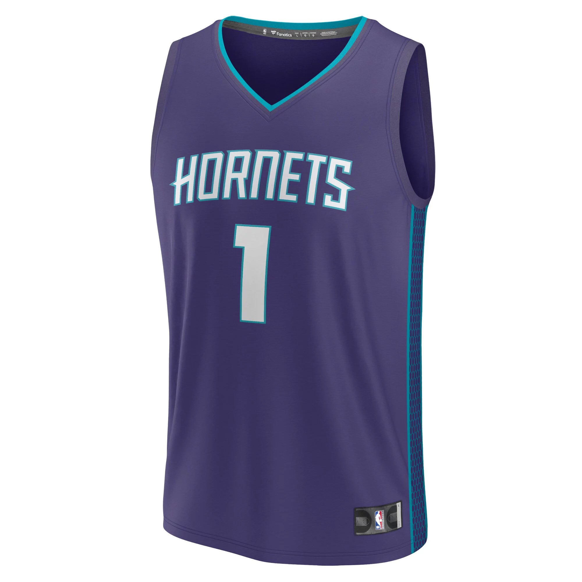 Men's Fanatics Branded LaMelo Ball Purple Charlotte Hornets Fast Break Replica Player Jersey - Statement Edition