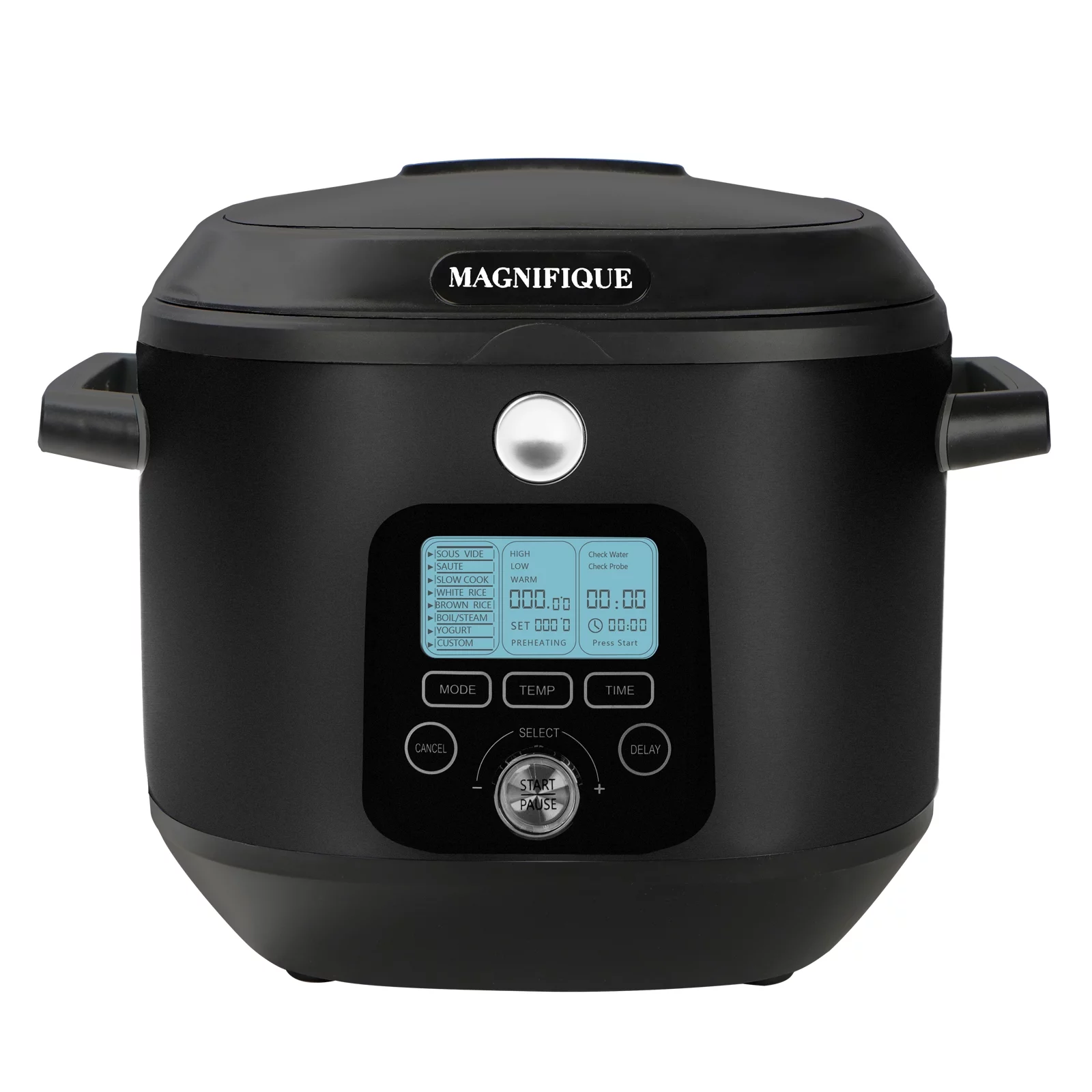 Magnifique Sous Vide Water Bath Cooker Rice Cooker Multi-cooker Slow Cooker 6 QT Black