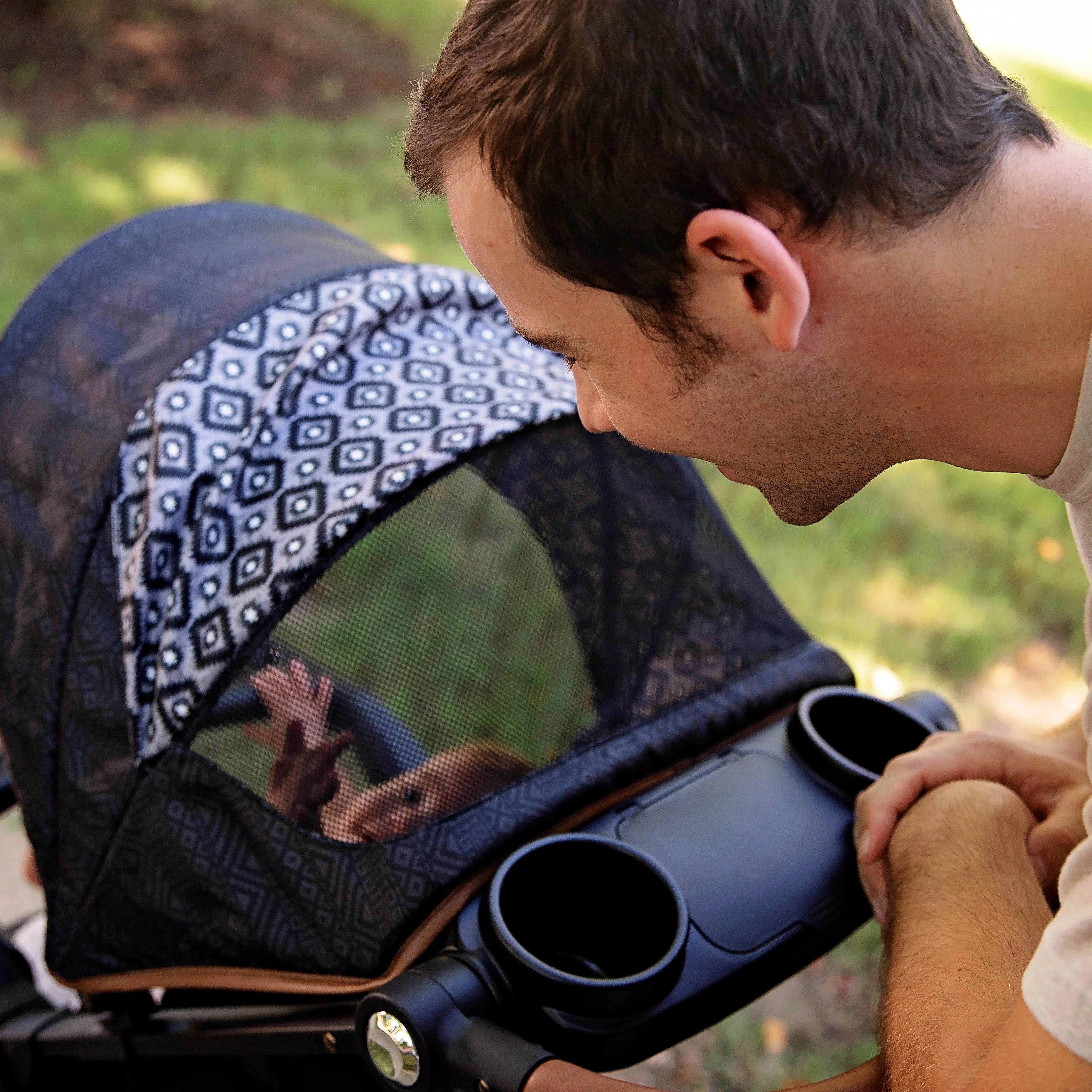 Monbebe Bolt Travel System Stroller and Infant Car Seat, Urban Boho