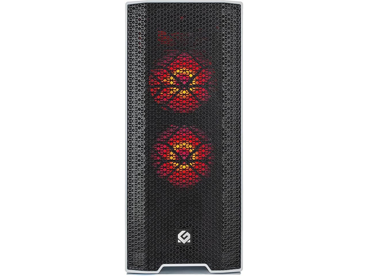 Skytech Blaze 3.0 Gaming PC Desktop – Intel i5-11400F, RX 6600, 1TB NVME, 16G DDR4 3200, 120mm AIO, AC Wi-Fi, Windows 10 Home 64-bit, White