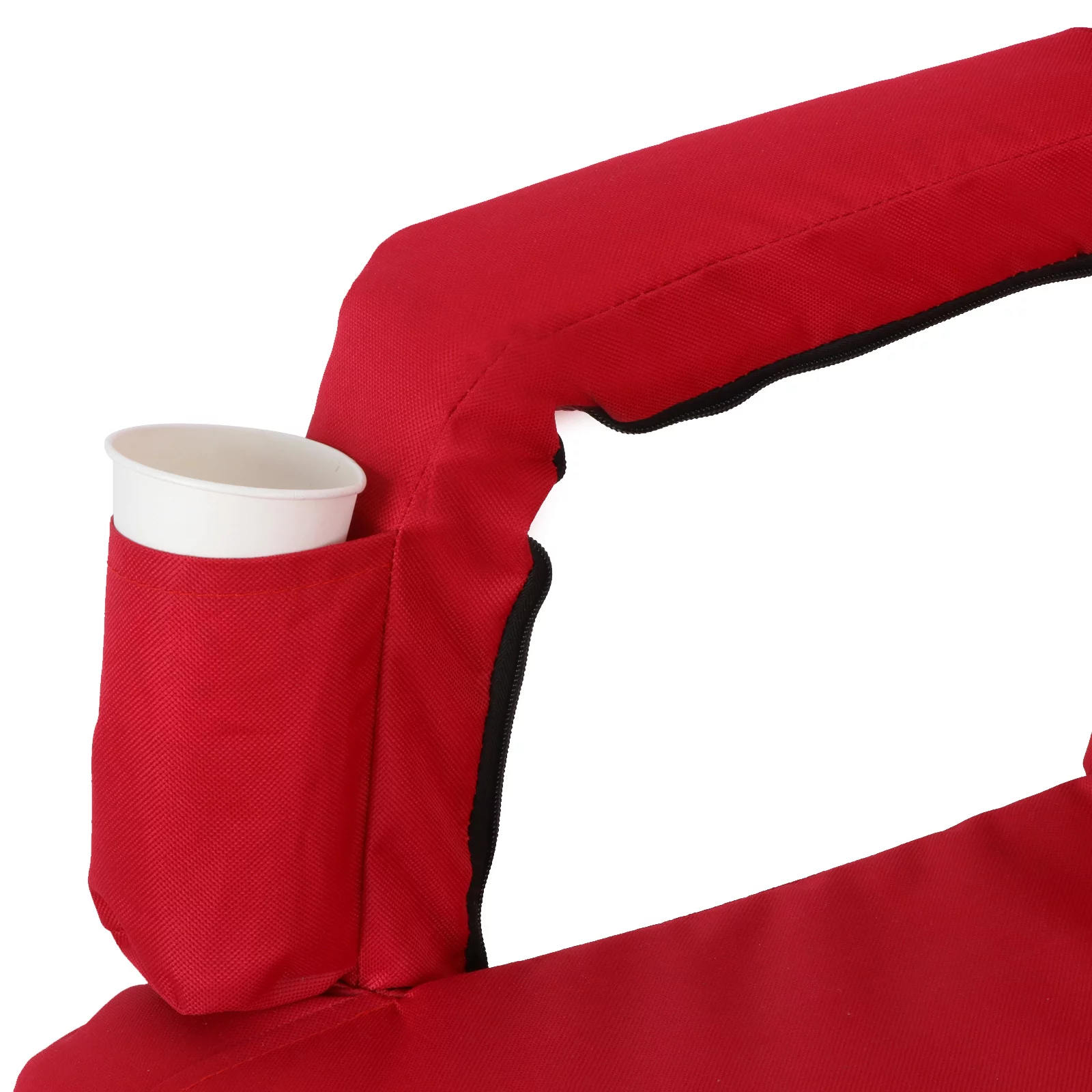 ZENY Stadium Seats Chairs Bleachers Benches 5 Positions, 2 Pieces Red