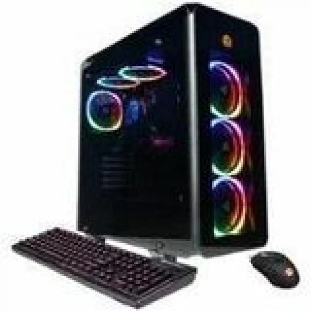 CyberPowerPC Gamer Supreme SLC10200CPGV8 Gaming Desktop Computer - Intel Core i9 13th Gen i9-13900KF Octa-core (8 Core) 3 GHz - 32 GB RAM DDR5 SDRAM - 2 TB M.2 PCI Express NVMe 4.0 SSD - Tower - Bl...