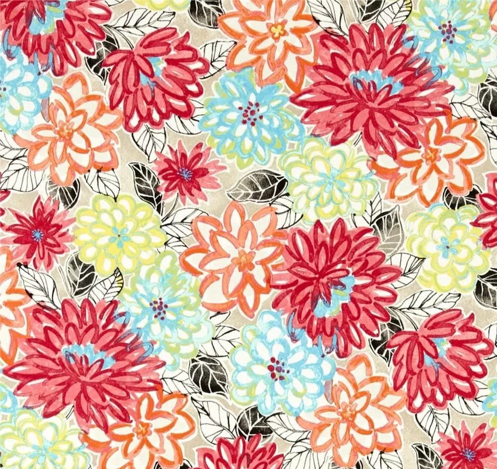 RSH Décor Outdoor Single Tufted Adirondack Chair Seat Cushion, Artistic Floral