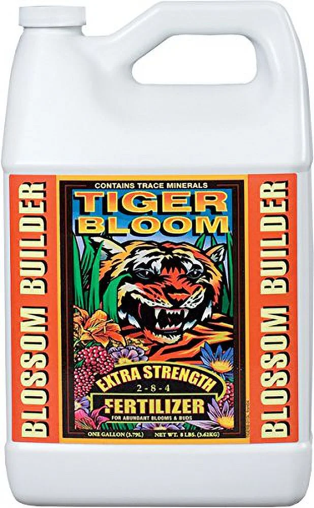 FoxFarm 791090255653 FX14020 1-Gallon Tiger Bloom Fertilizer 2-8-4, White