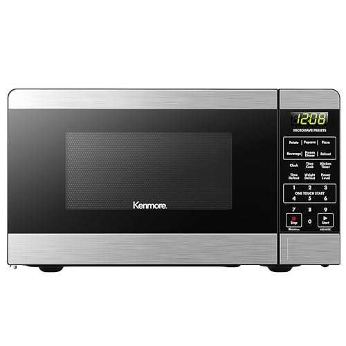 Countertop Microwave, 6 Auto-Preset Menus, Child Lock, Defrost & Express Cooking Features