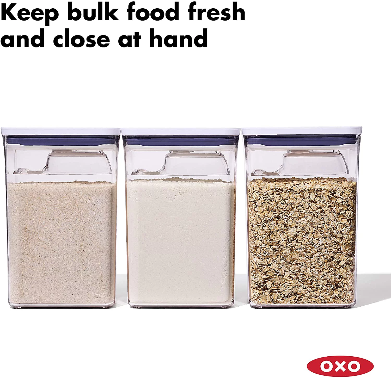 NEW OXO Good Grips 6-Piece POP Container Bulk Set