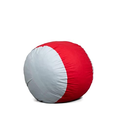 Big Joe Fuf Small Foam Filled Bean Bag Chair, Desert Rose Plush, Soft Polyester, 2 feet