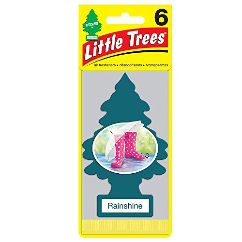 Little Trees Car Air Freshener | Hanging Paper Tree for Home or Car | Black Ice | 3 Pack