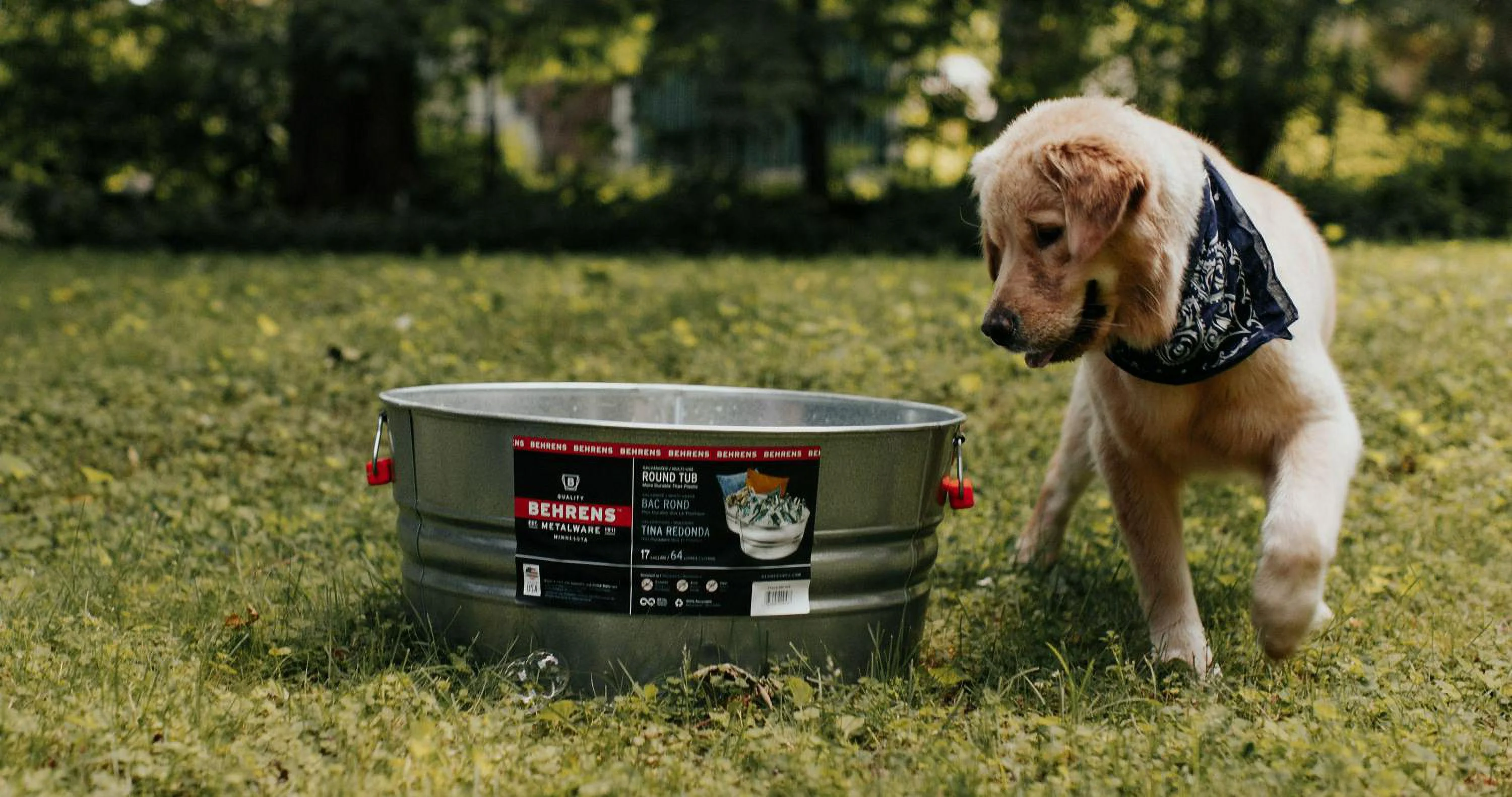 17 gal. Galvanized Steel Round Tub