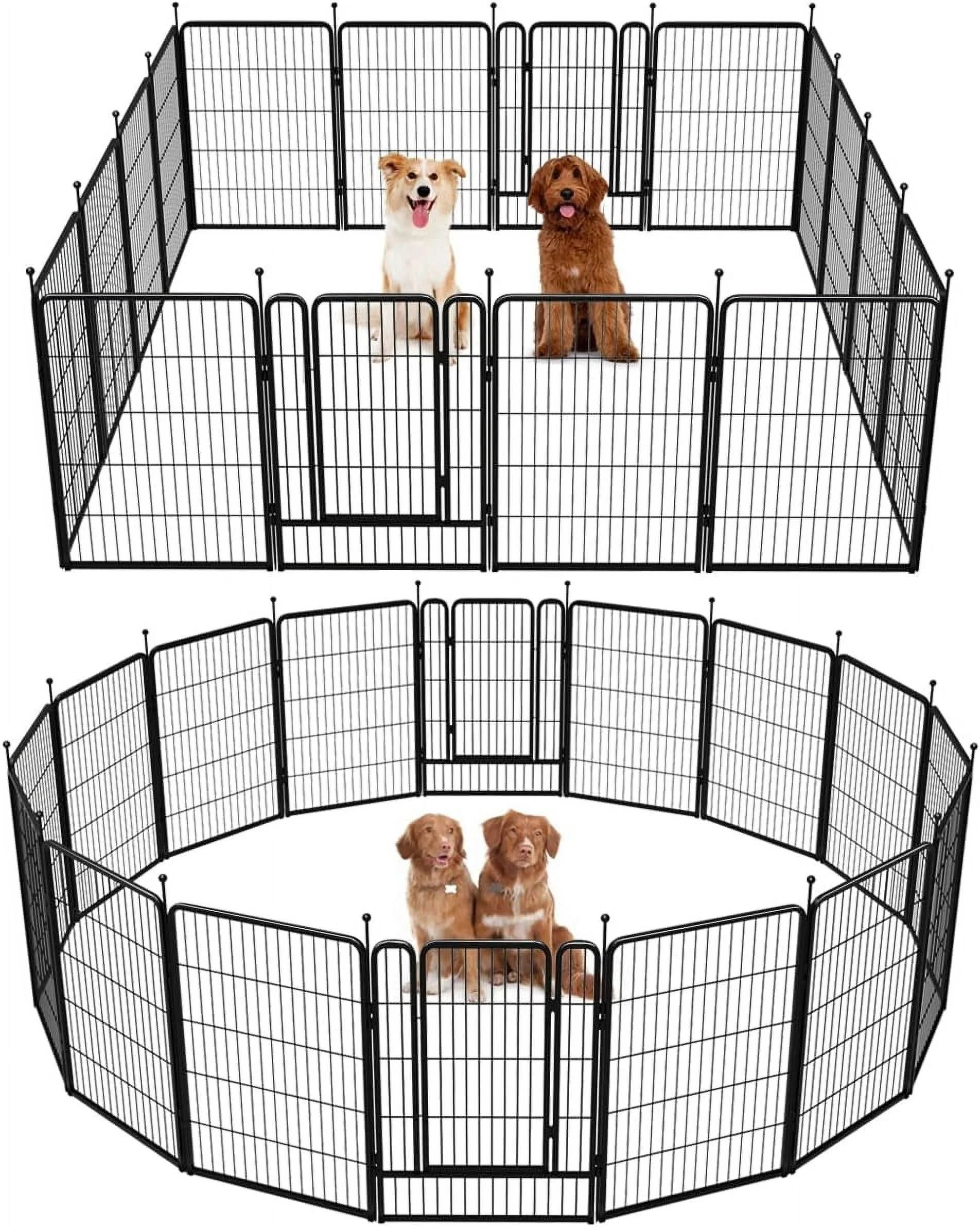 FXW Rollick Dog Playpen Outdoor, 16 Panels 40