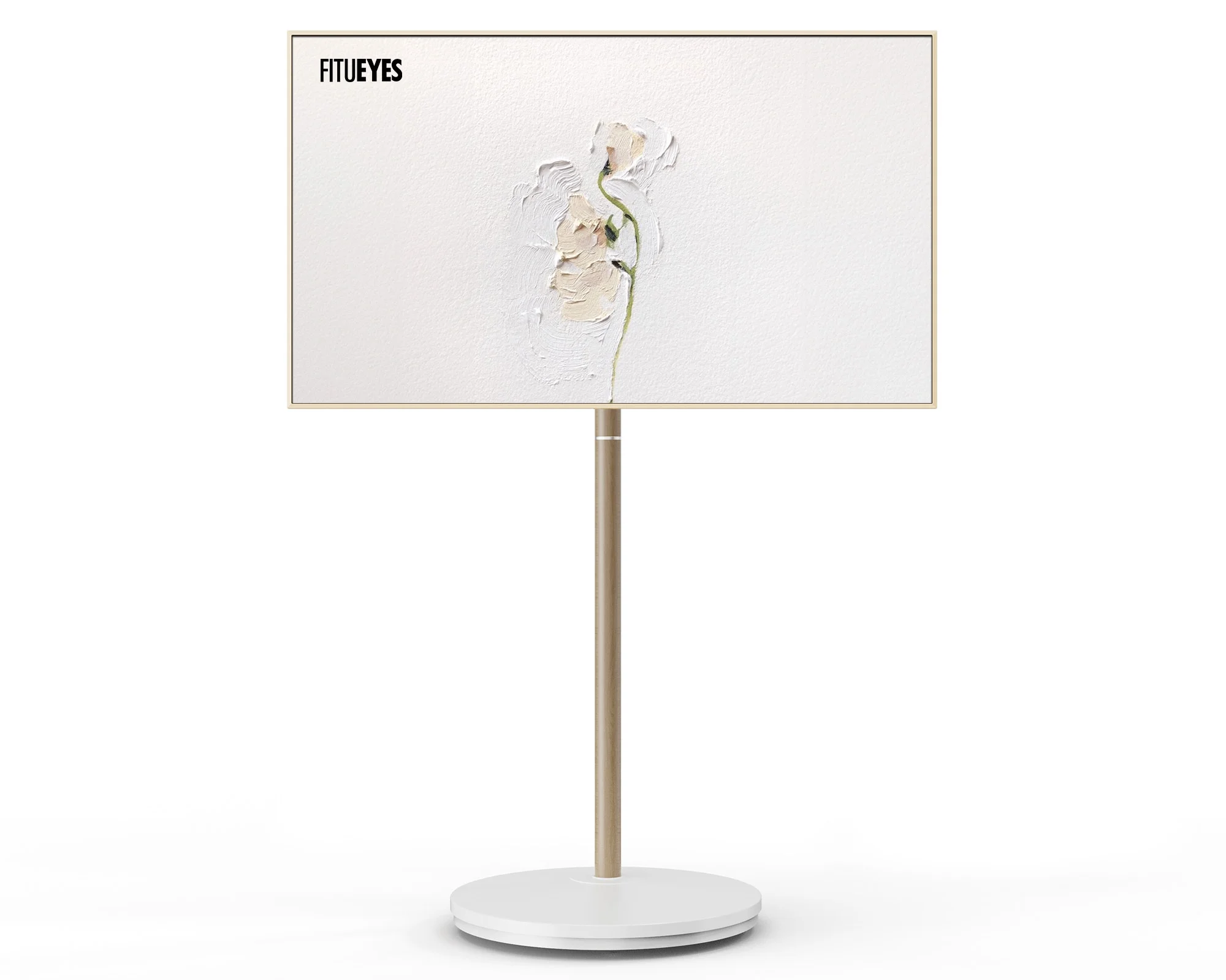 FITUEYES Design Corner TV Stand for 24-48 Inch, Rolling TV Stand for art studios, showrooms, etc., Master Series.