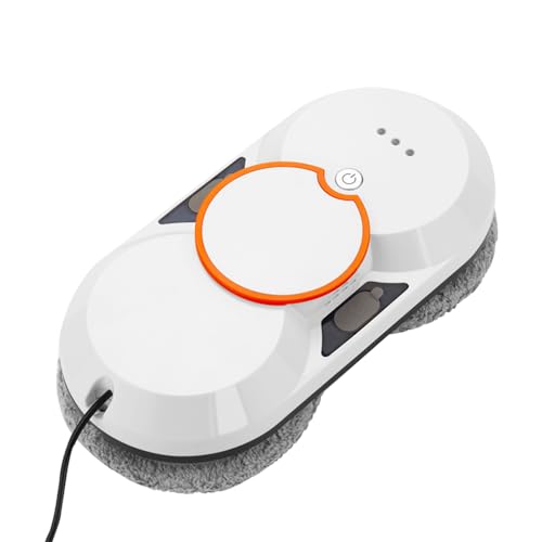 Smart Window Cleaning Robot with Double Automatic Water Spray and 5600Pa Suction Power,Window Cleaner Robot for high Windows Tiles Glass Door Inside Outside