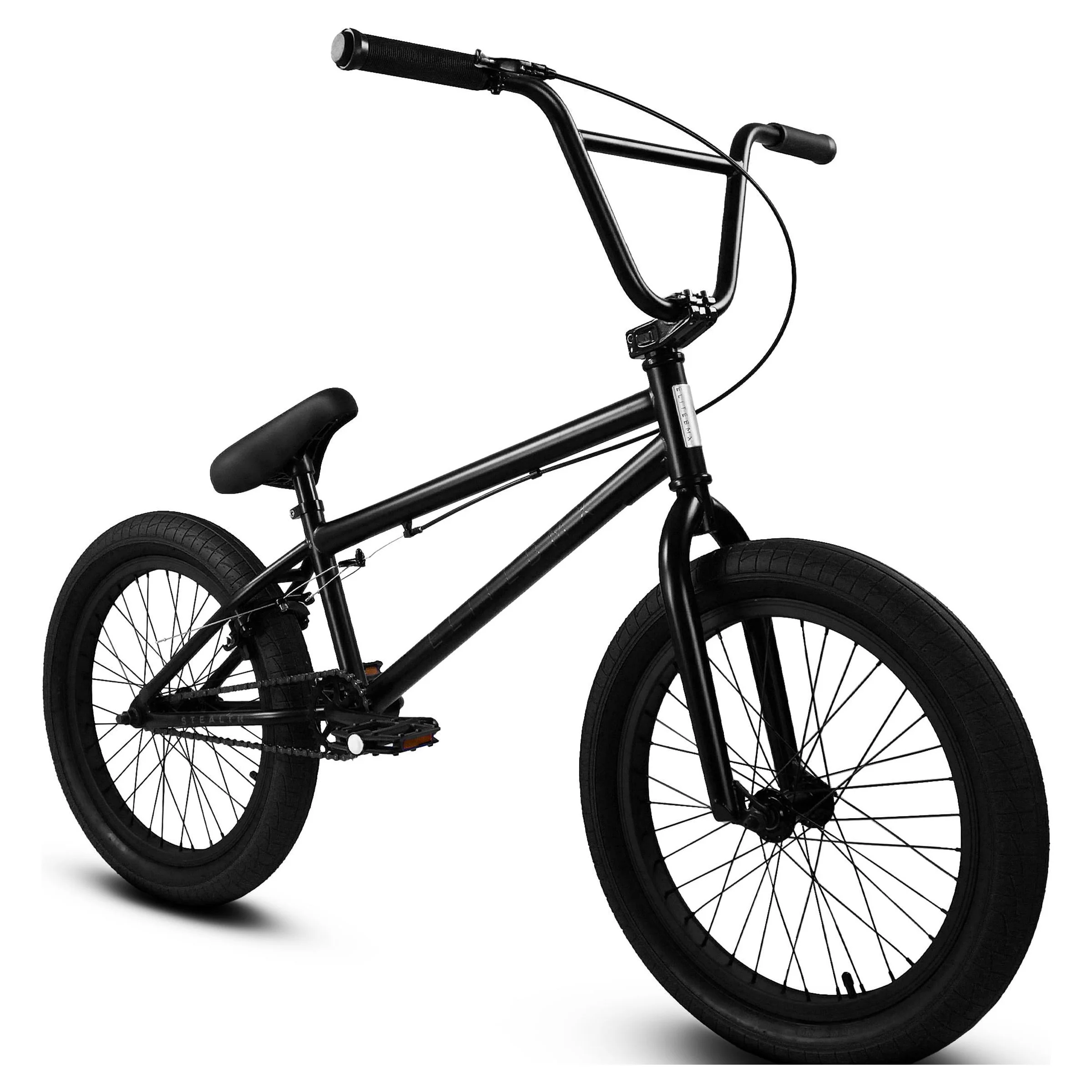 Elite BMX Bike Stealth 20 In., Matte Black Bicycle